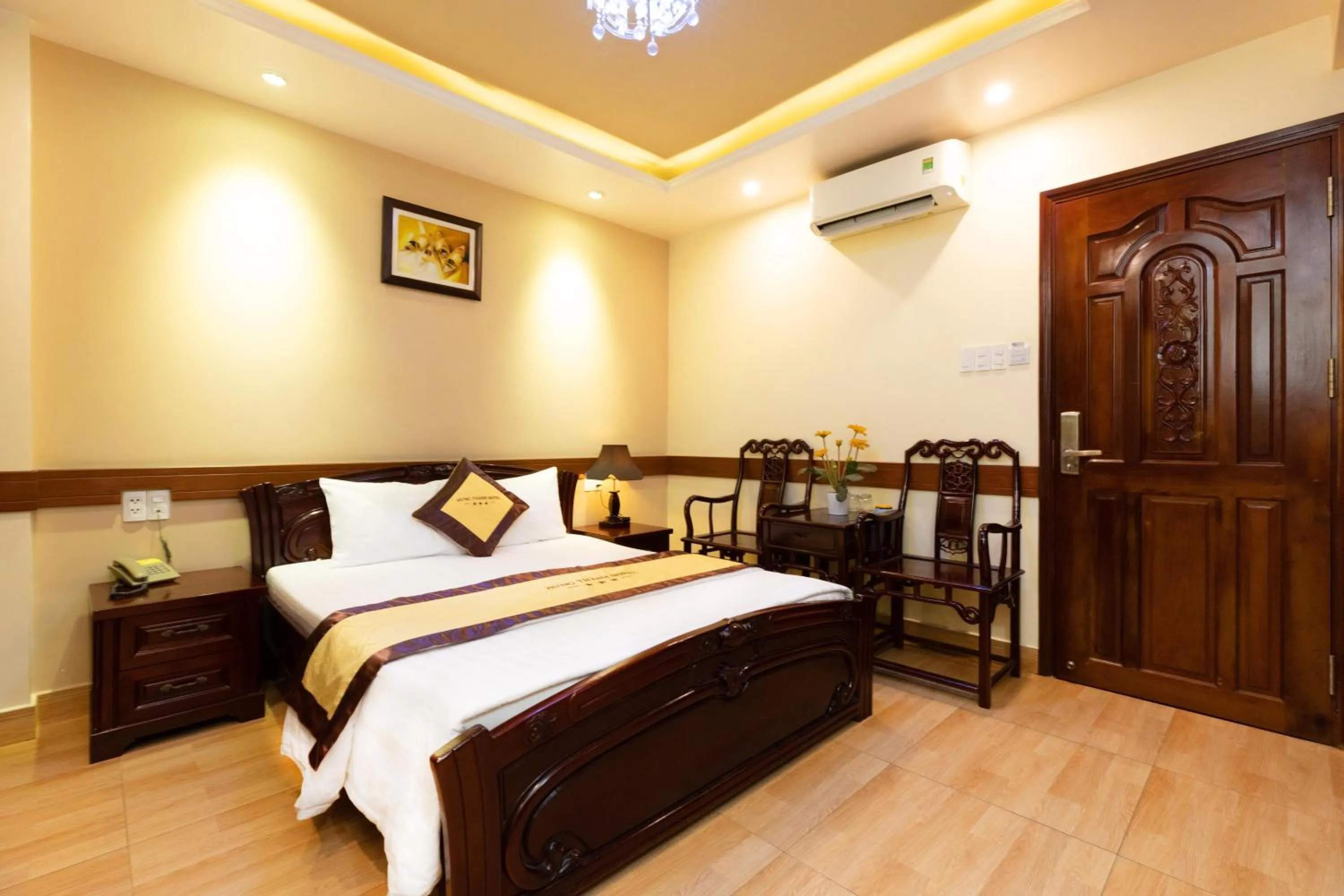 Bed in Hung Thanh Airport Hotel - Gần Siêu Thị Vincom