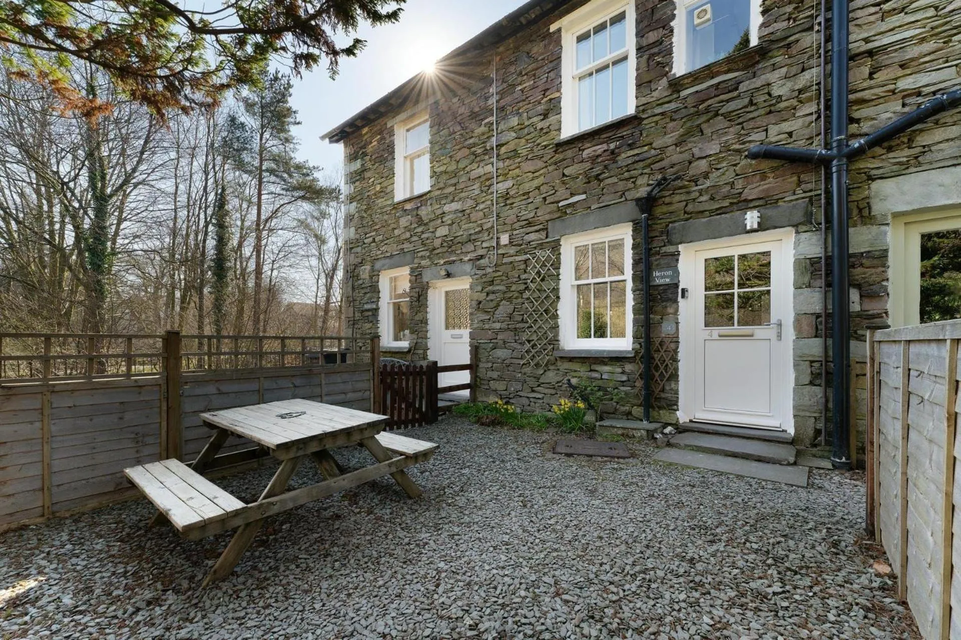 Property building in Heron View Cottage