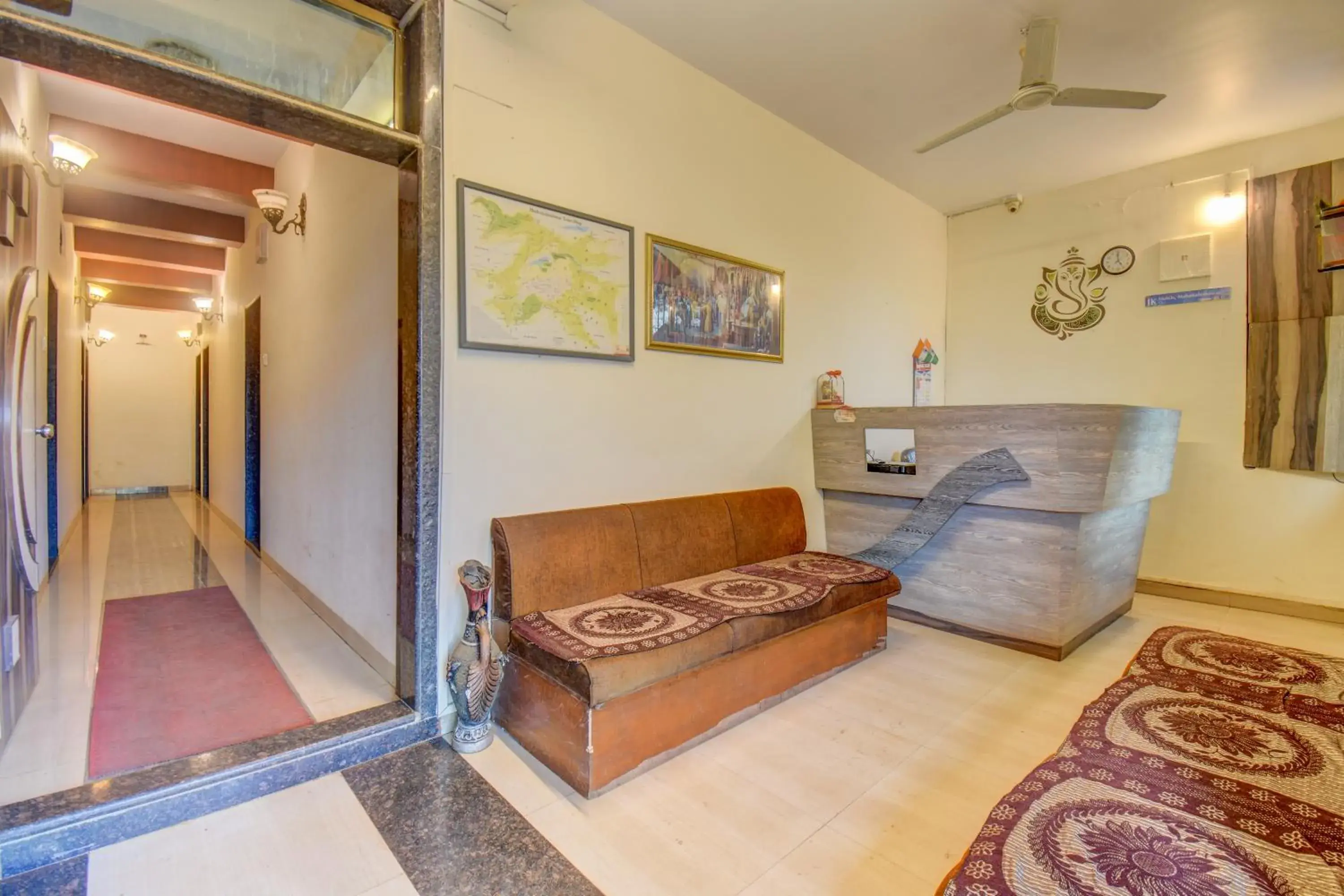 Lobby or reception in JK Hotels & Spa, Mahabaleshwar Lobby or reception in JK Hotels & Spa, Mahabaleshwar