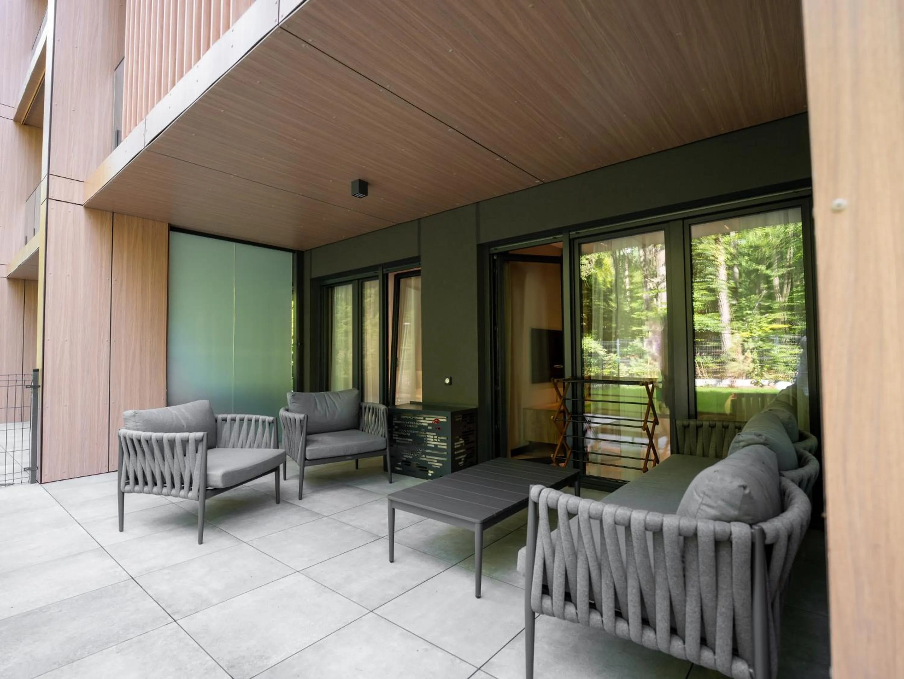 Balcony/Terrace in Sea & Forest Resort Międzyzdroje