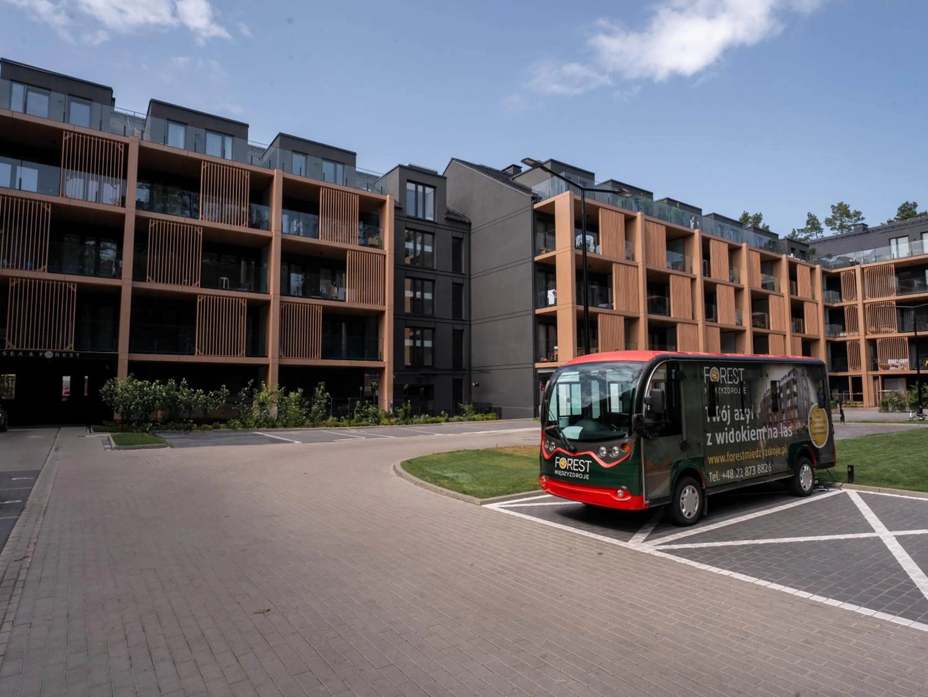 Property building in Sea & Forest Resort Międzyzdroje