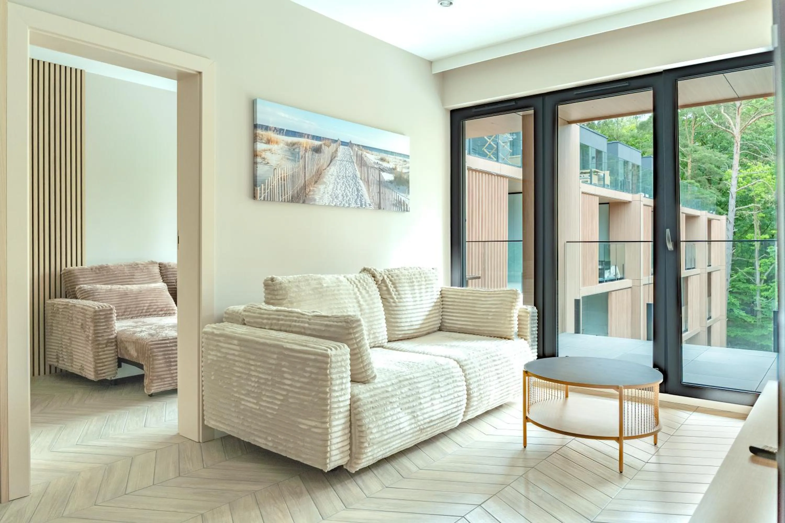 Living room in Sea & Forest Resort Międzyzdroje