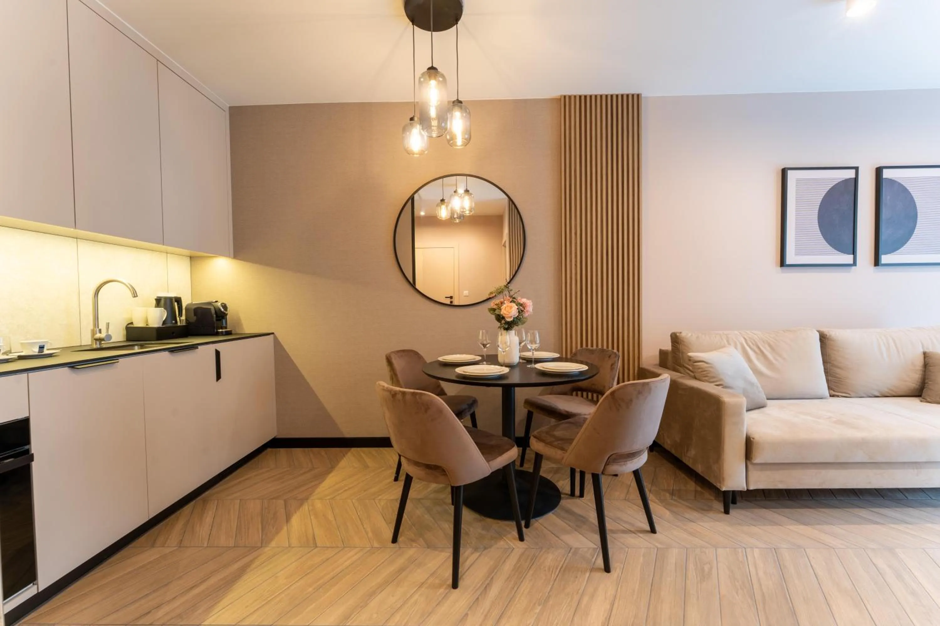 Living room in Sea & Forest Resort Międzyzdroje