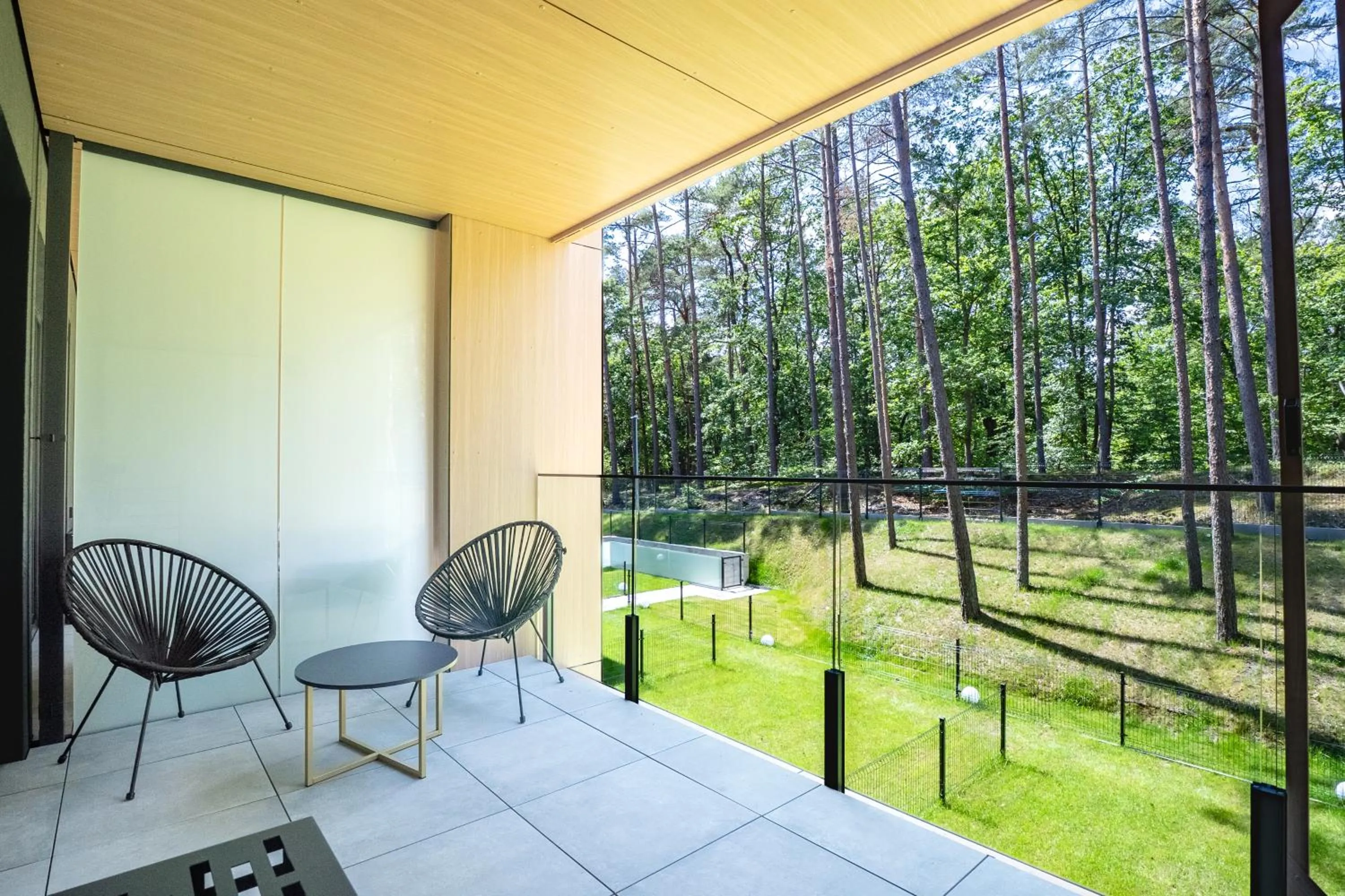 Balcony/Terrace in Sea & Forest Resort Międzyzdroje