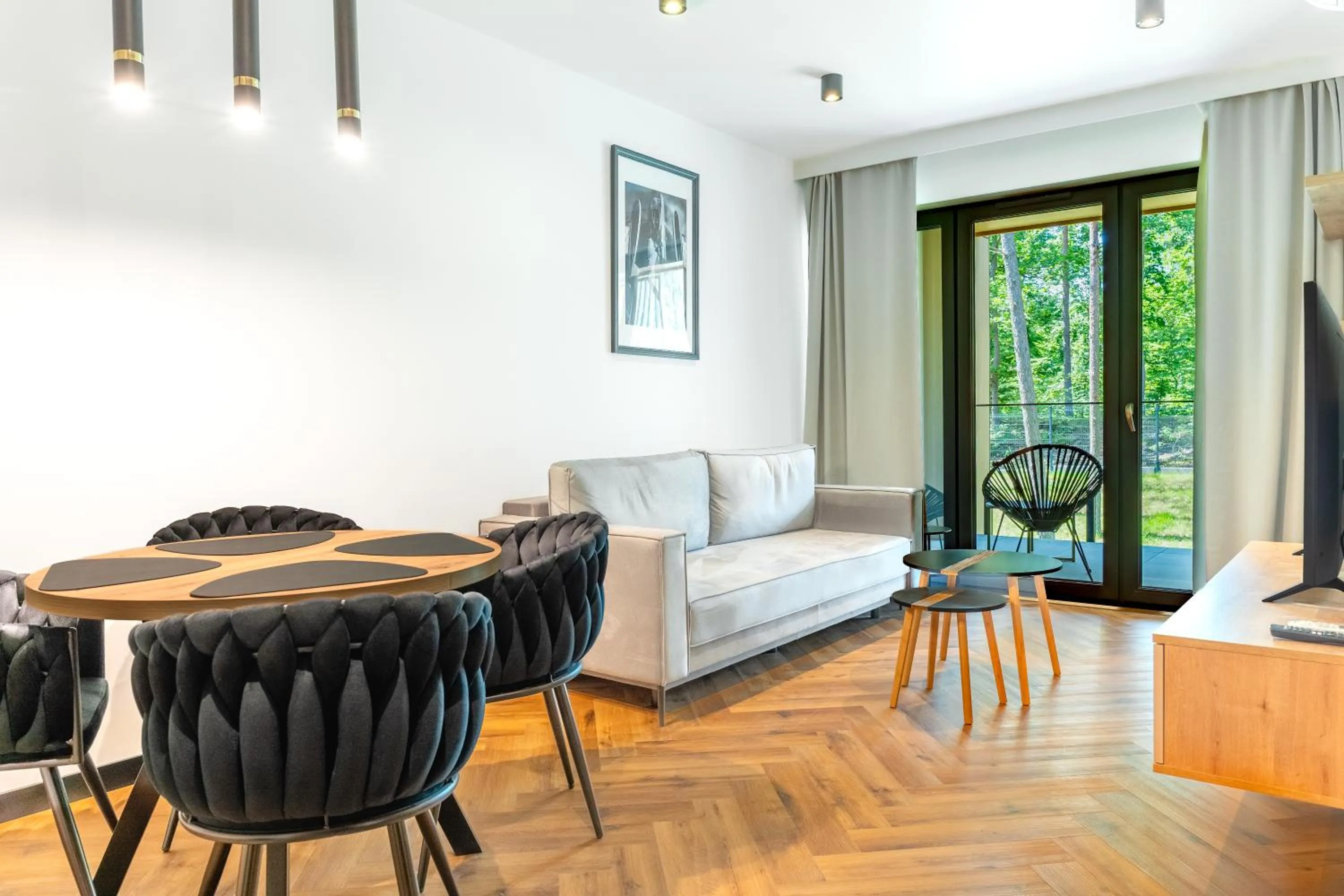 Living room in Sea & Forest Resort Międzyzdroje