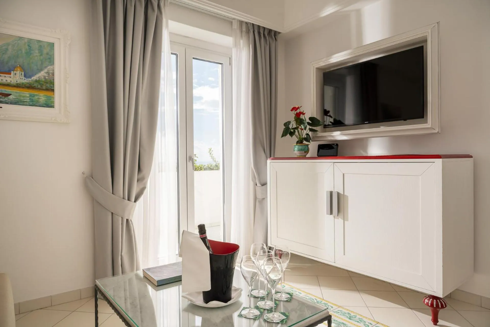 Living room in Hotel Eden Roc