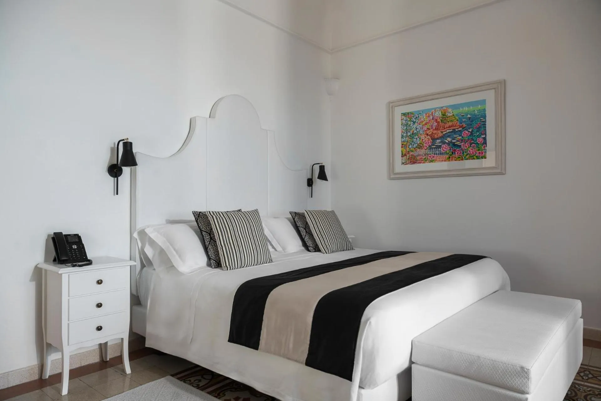 Bedroom, Bed in Hotel Eden Roc