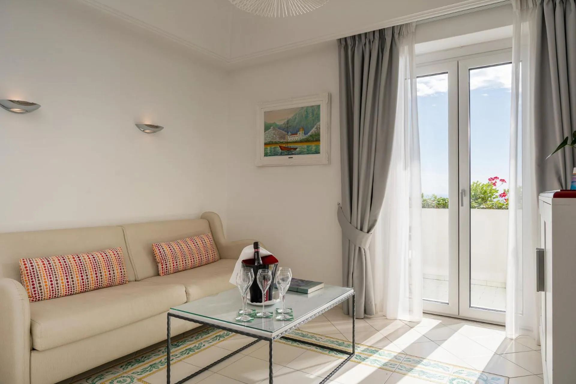 Living room in Hotel Eden Roc