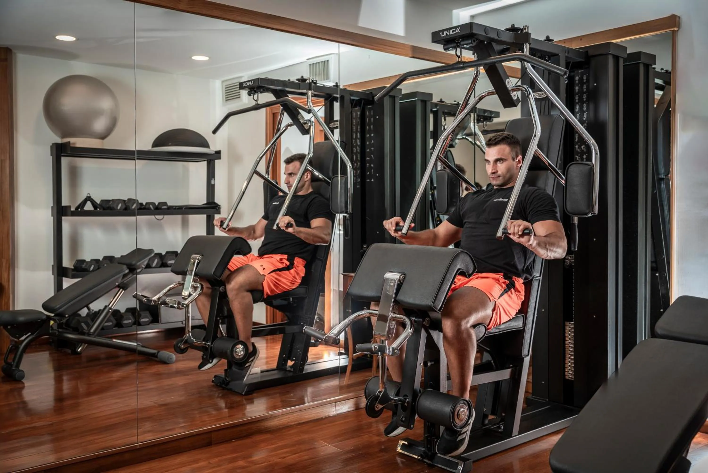 Fitness centre/facilities in Hotel Eden Roc