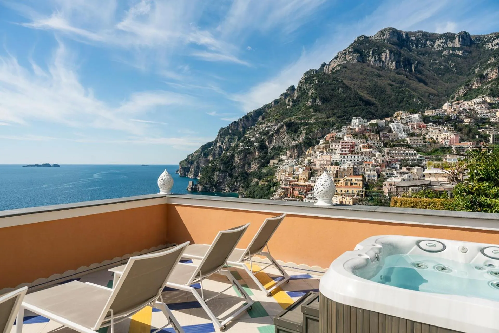 Patio in Hotel Eden Roc