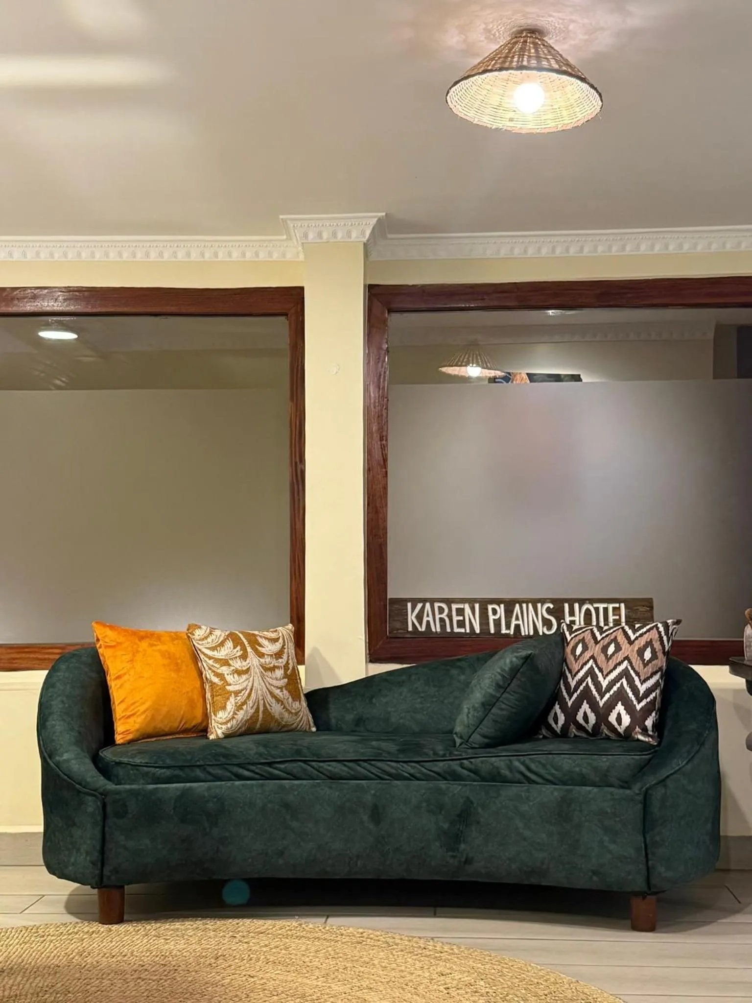 Living room in Karen Plains Hotel Nairobi