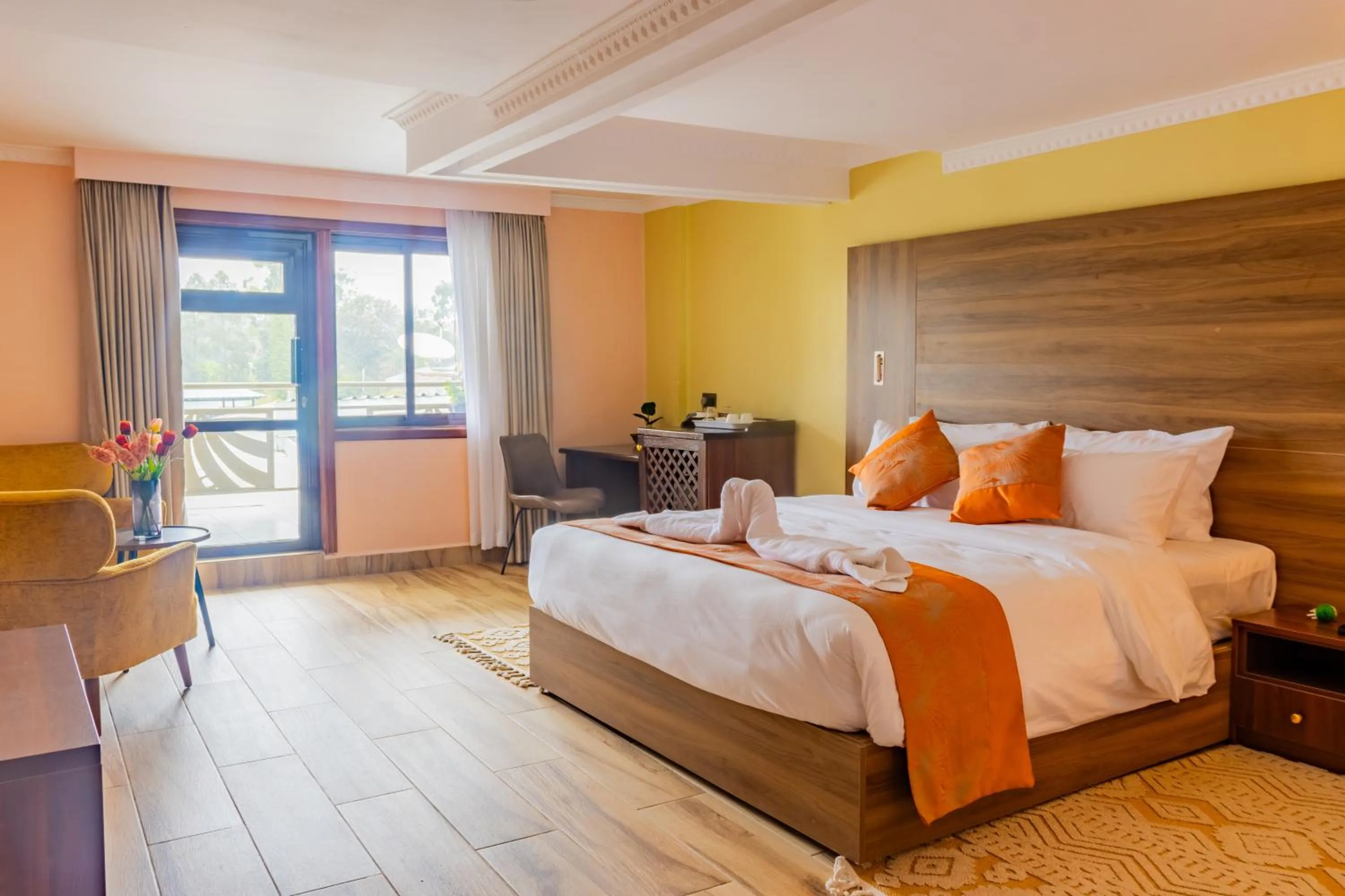 Bed in Karen Plains Hotel Nairobi