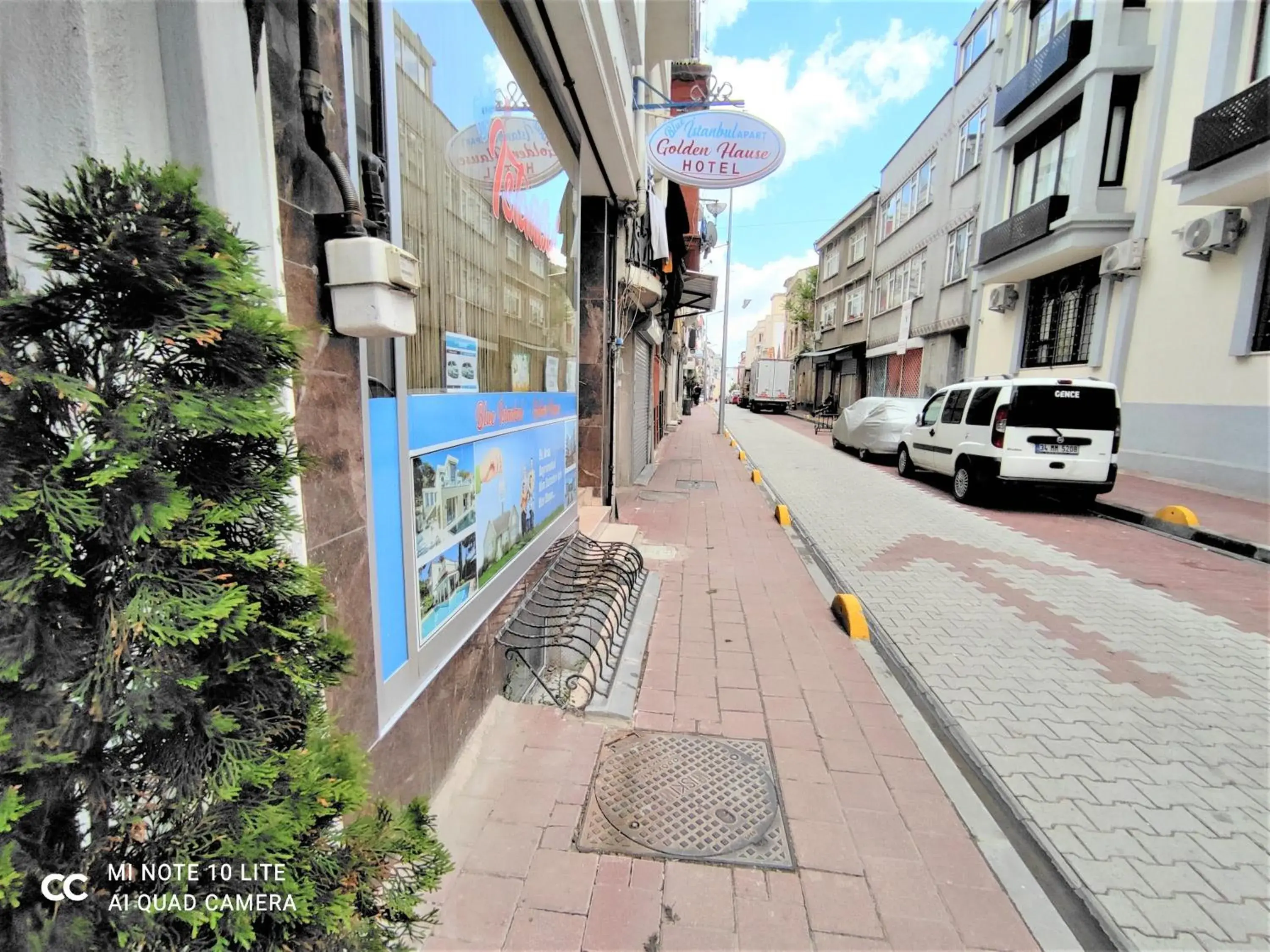 Quiet street view in Grafen Hotel Quiet street view in Grafen Hotel