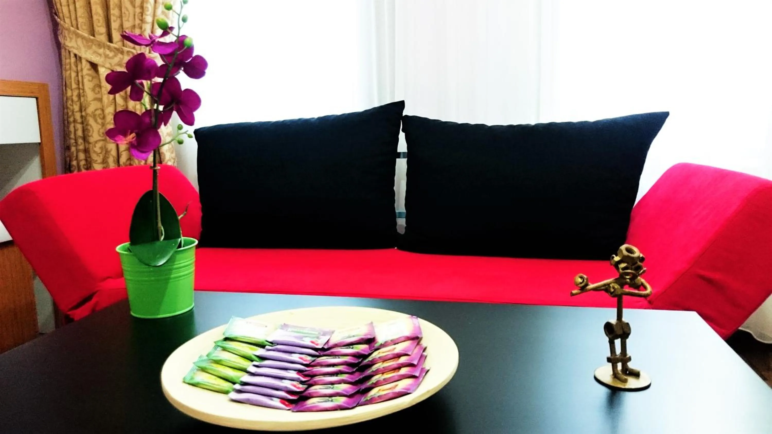 Living room in Grafen Hotel