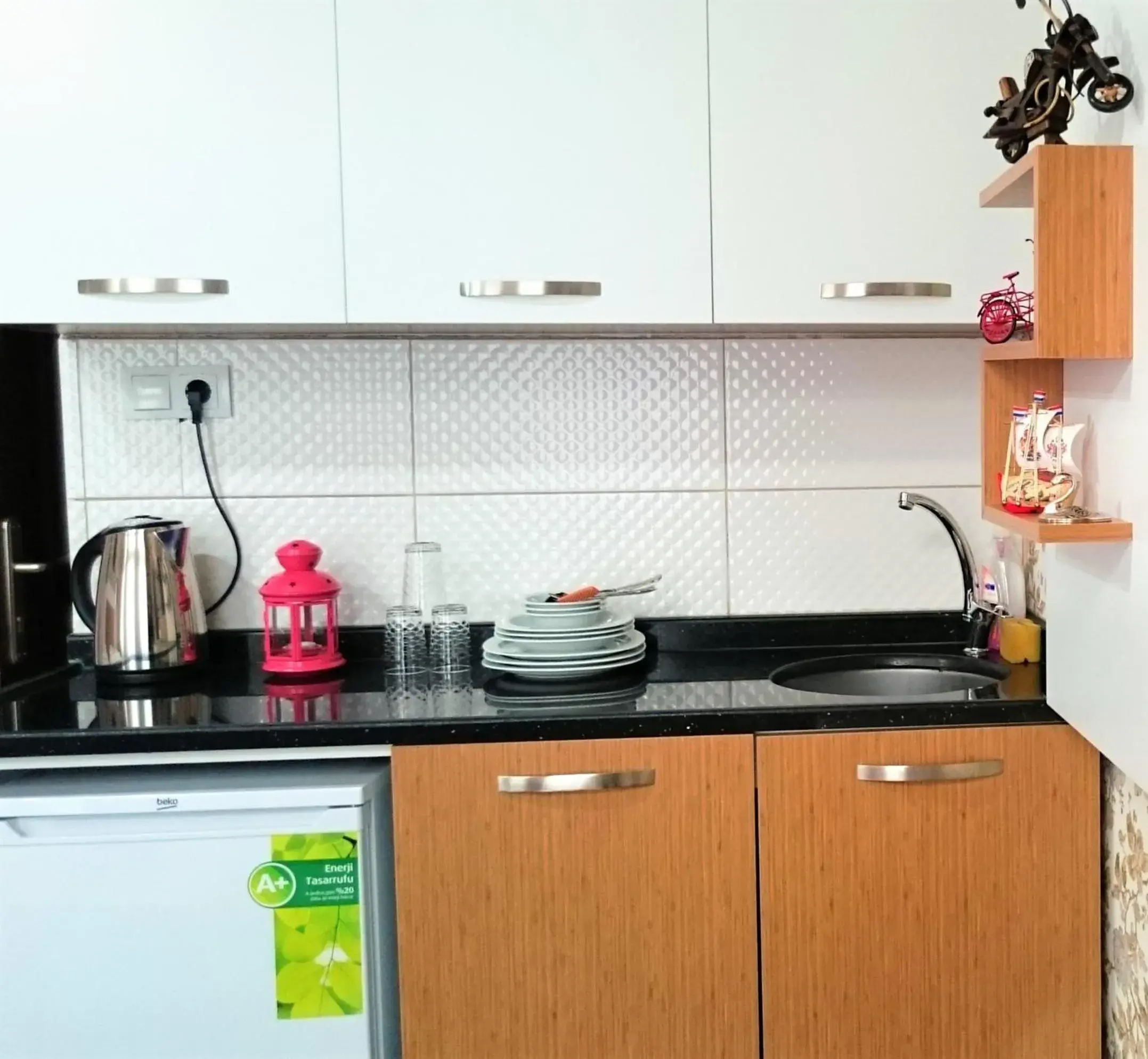 Kitchen or kitchenette in Grafen Hotel Kitchen or kitchenette in Grafen Hotel