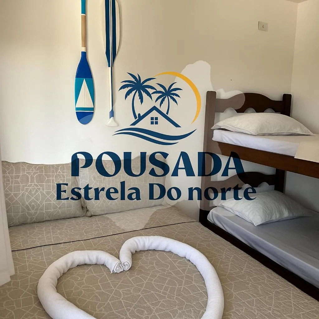 Bed in Pousada Estrela do Norte