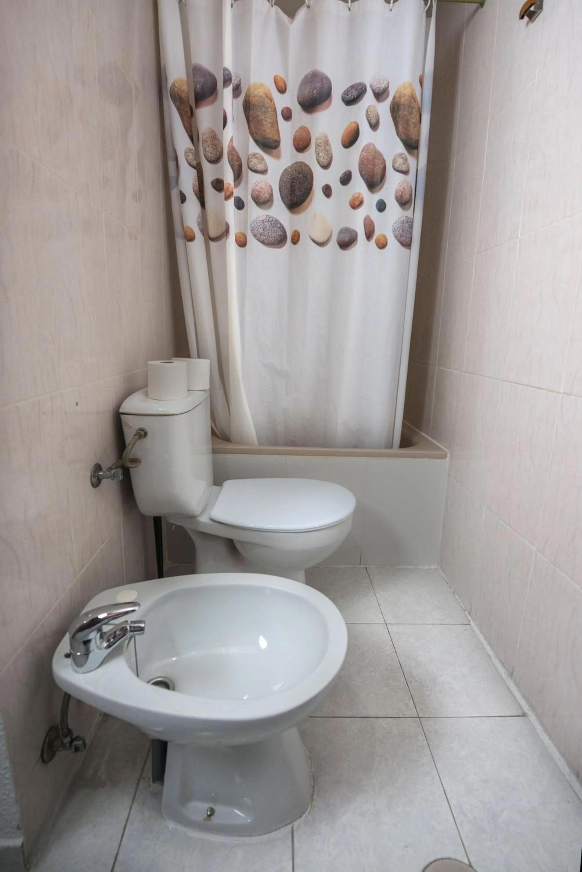 Bathroom in Hostal Santa Barbara