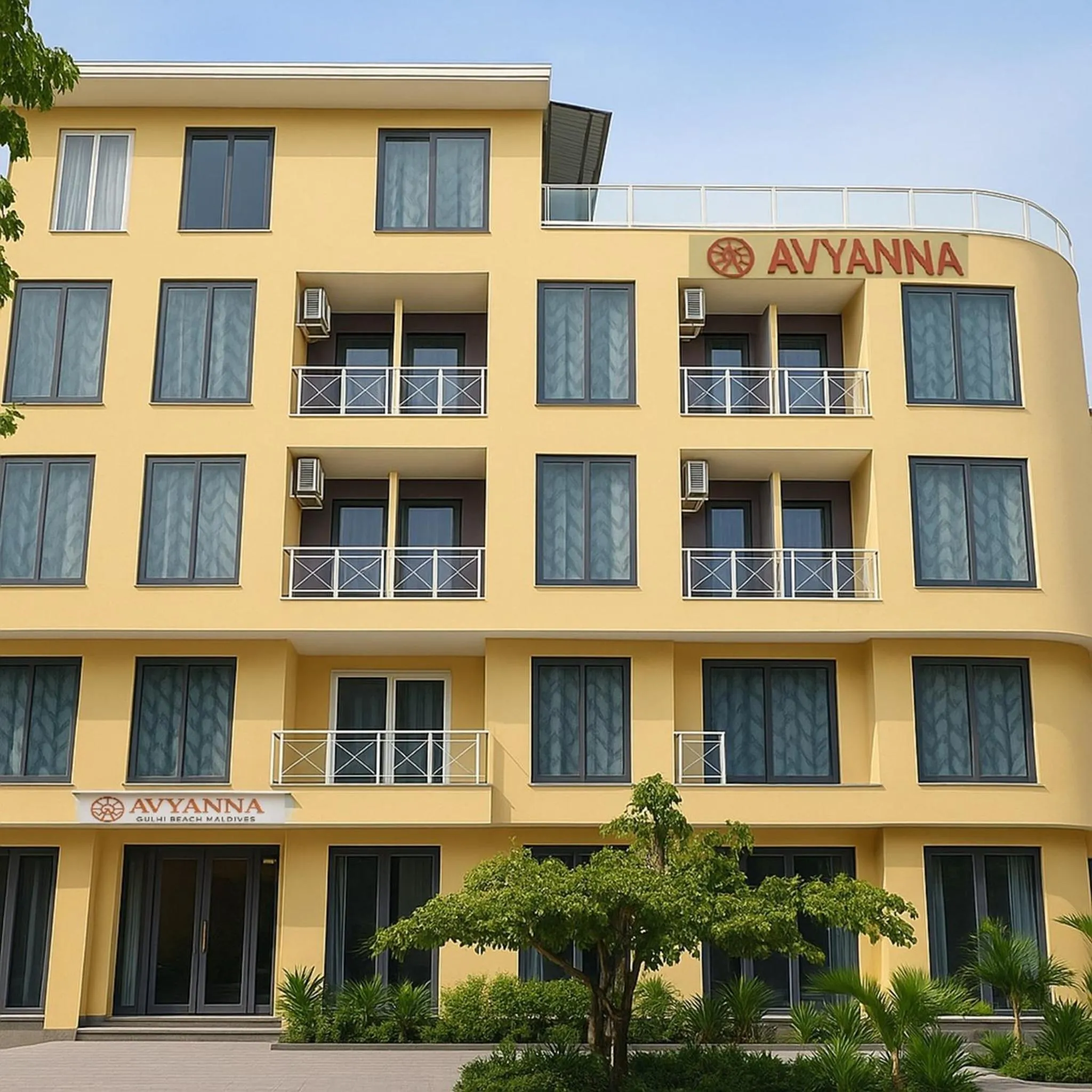 Property building in Avyanna Gulhi Beach Hotel