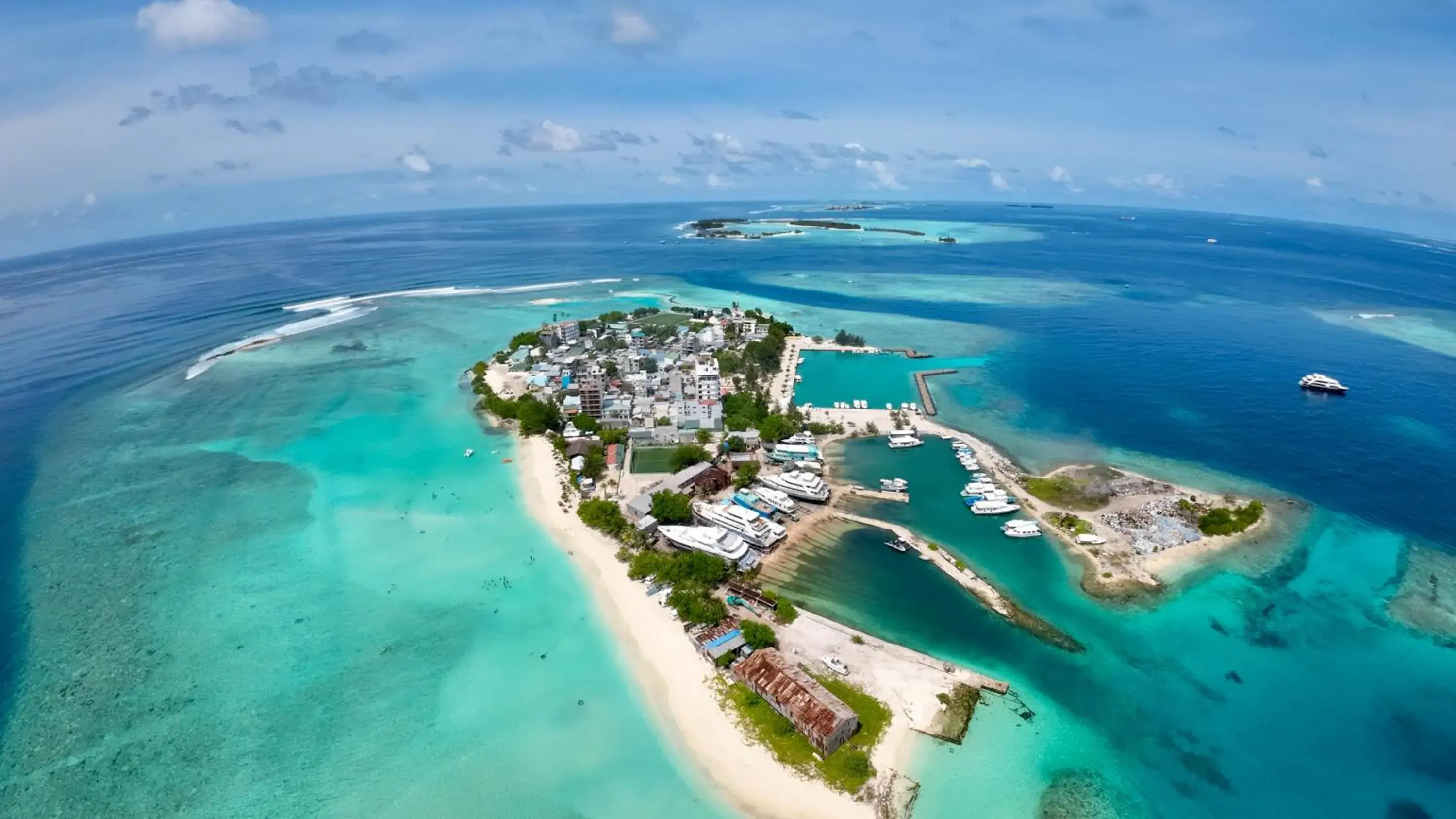 Bird's eye view in Avyanna Gulhi Beach Hotel Bird's eye view in Avyanna Gulhi Beach Hotel