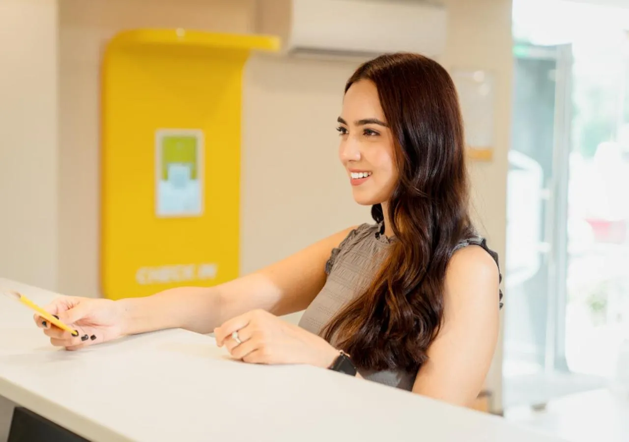 Lobby or reception in Bloom Boutique l Sector 45 Gurugram