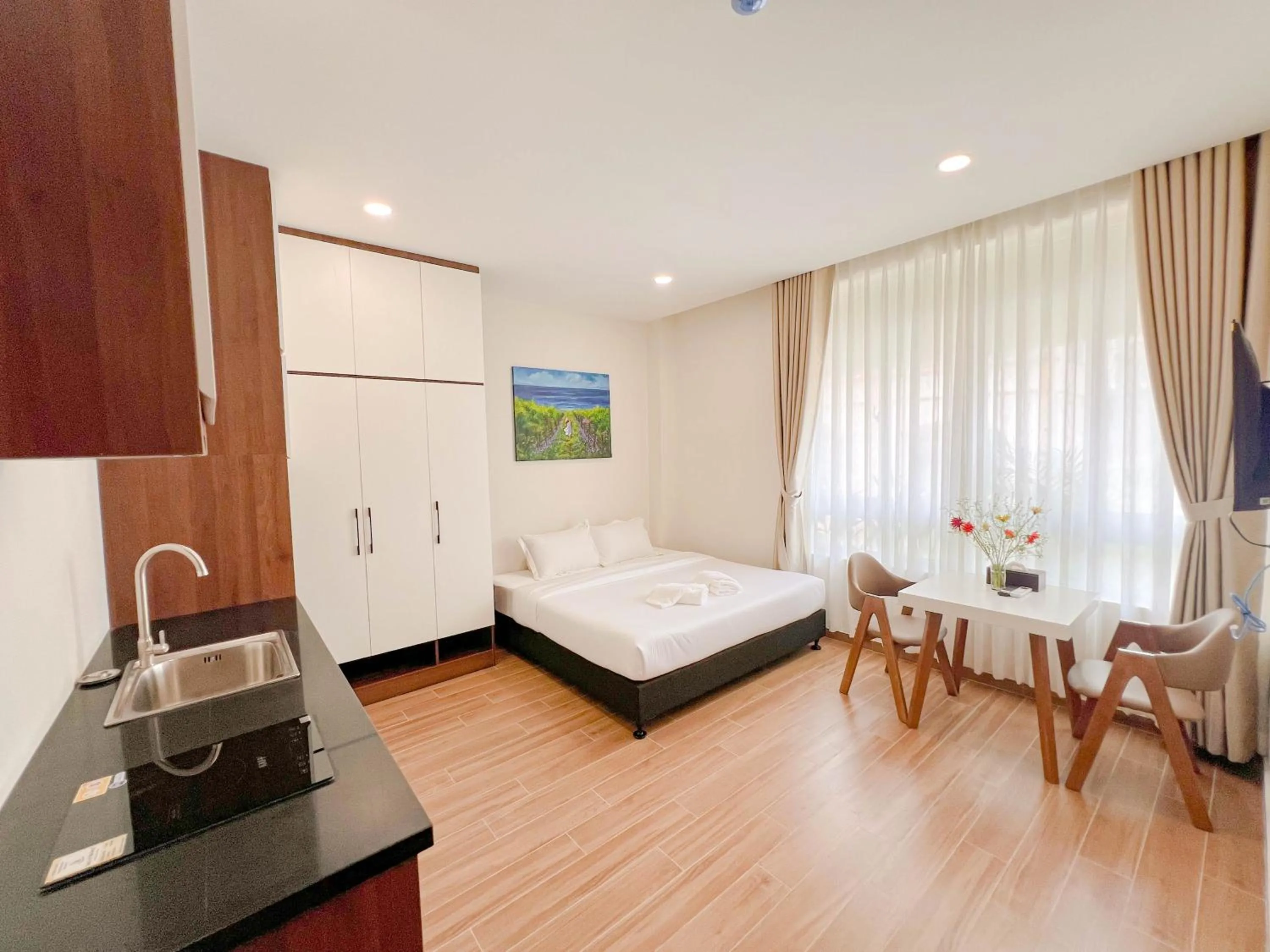 TV and multimedia, Bed in Heyday apartment