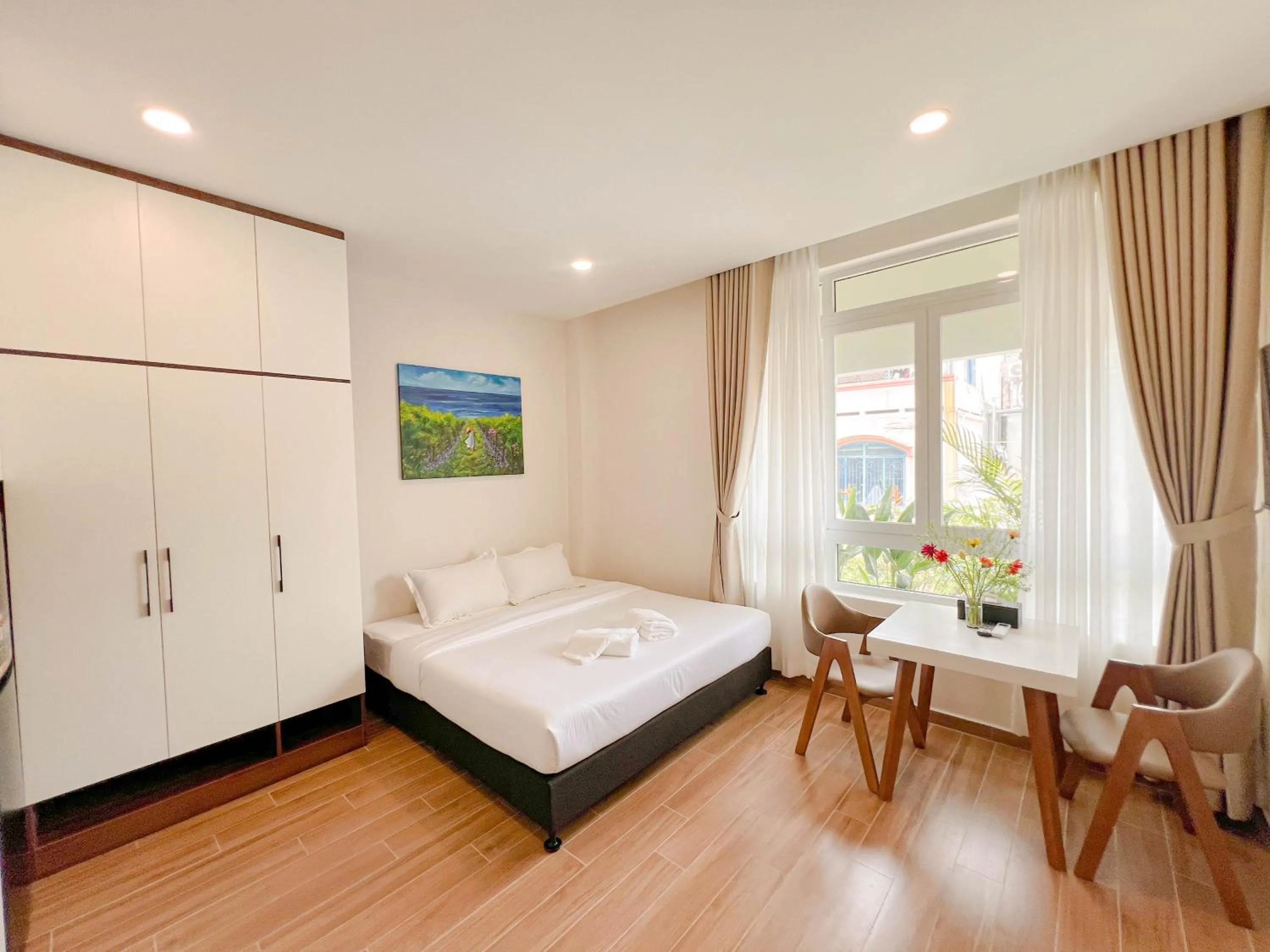 Photo of the whole room, Bed in Heyday apartment
