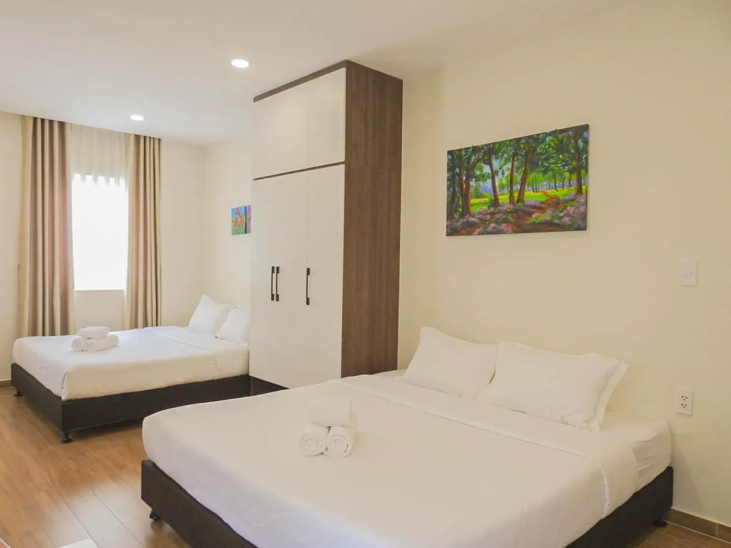 Bed in Heyday apartment