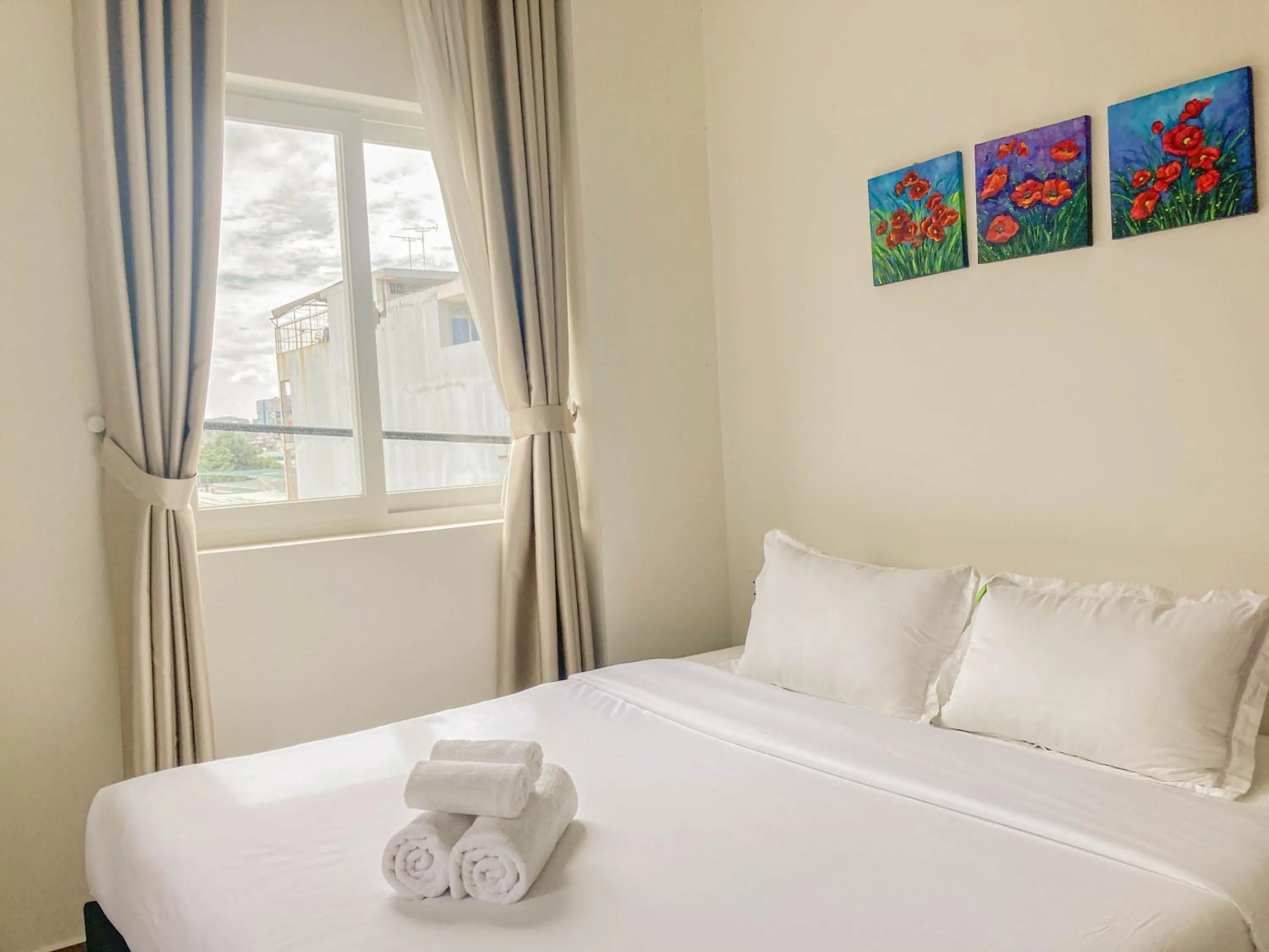Bed in Heyday apartment