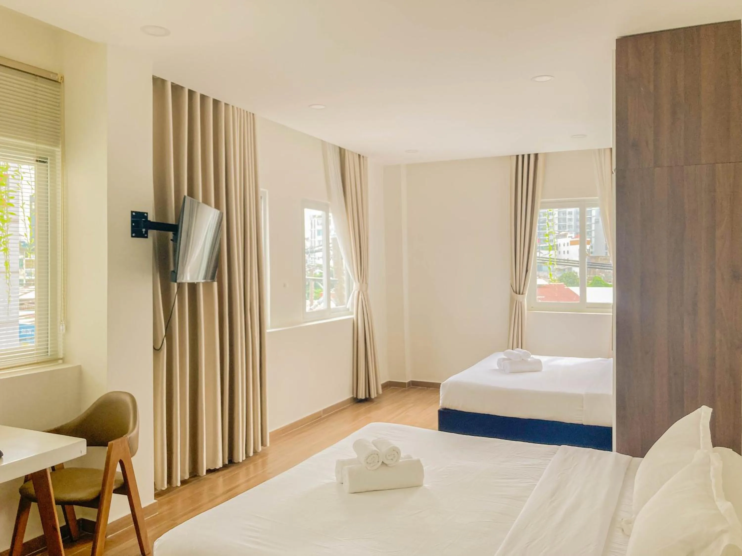 Bed in Heyday apartment
