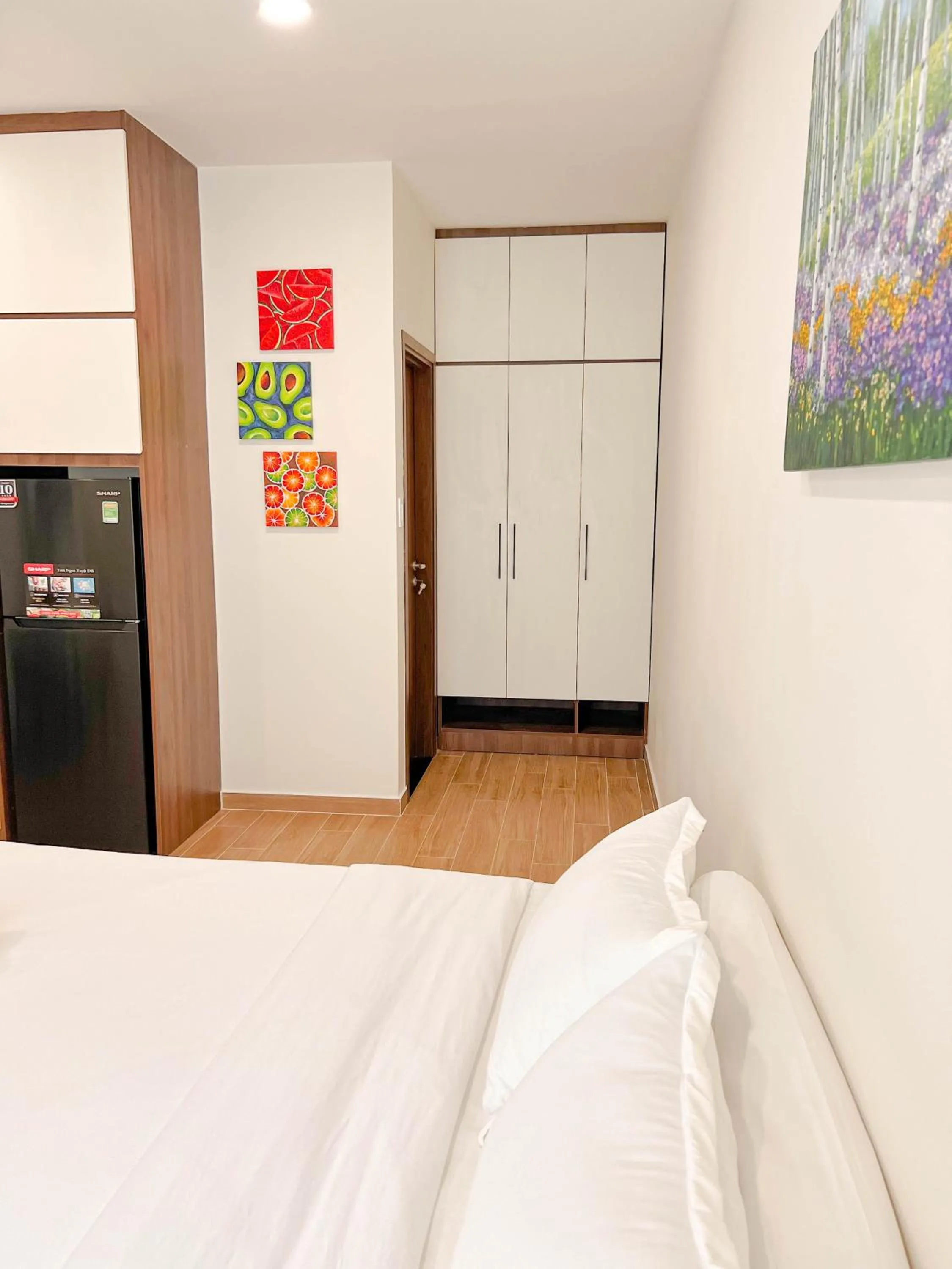 Bed in Heyday apartment