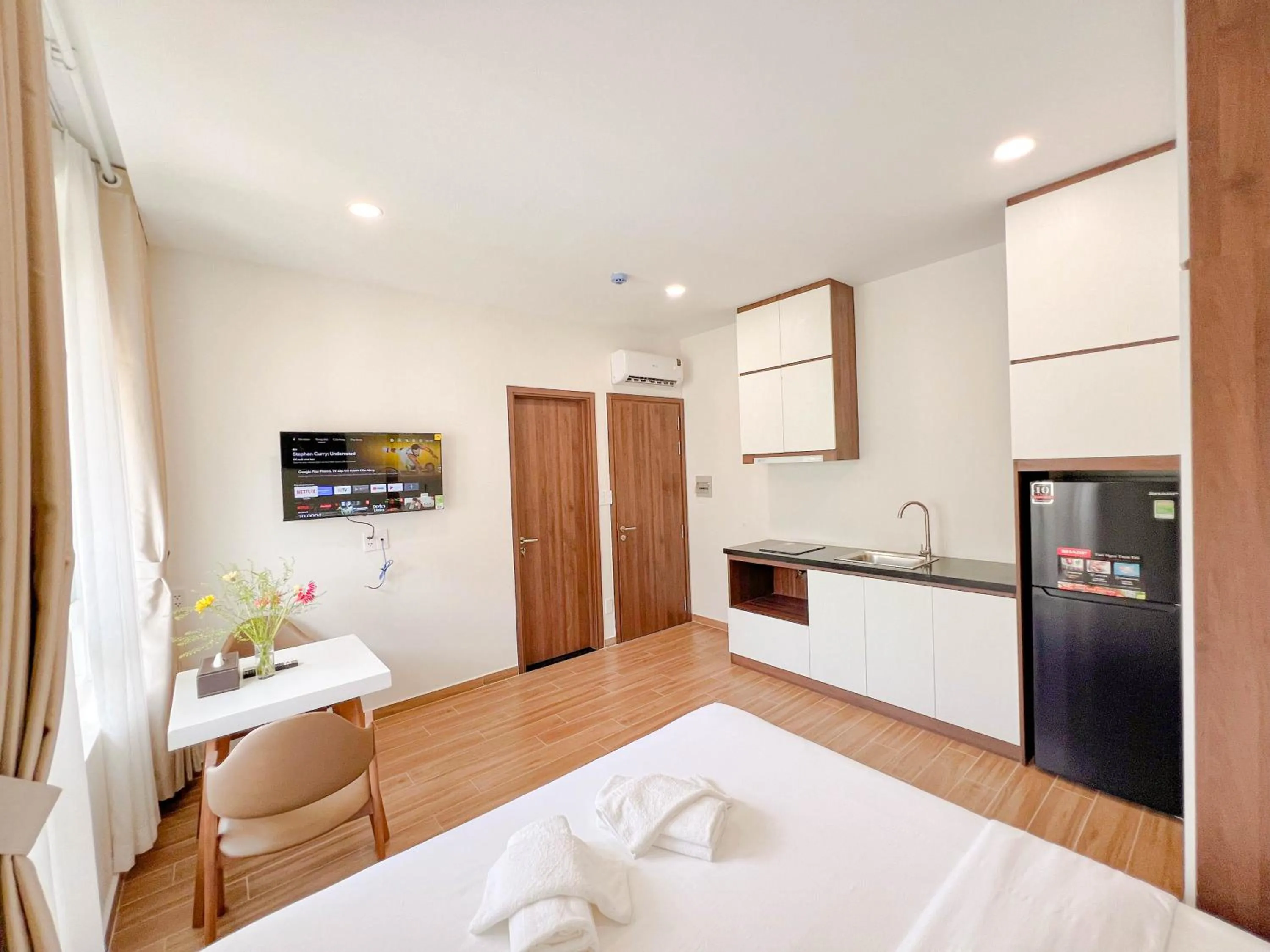 TV and multimedia, Bed in Heyday apartment