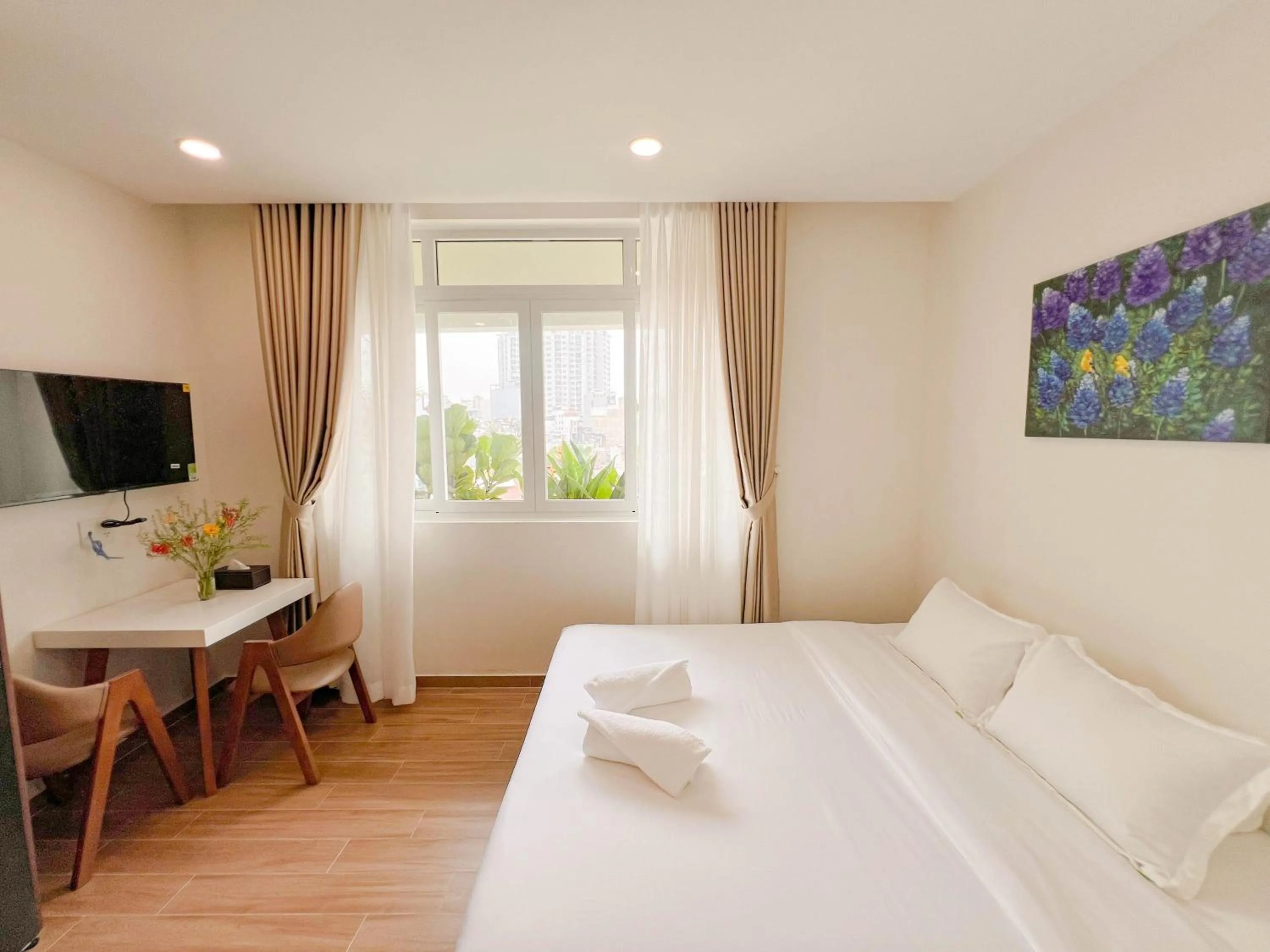 Bed in Heyday apartment
