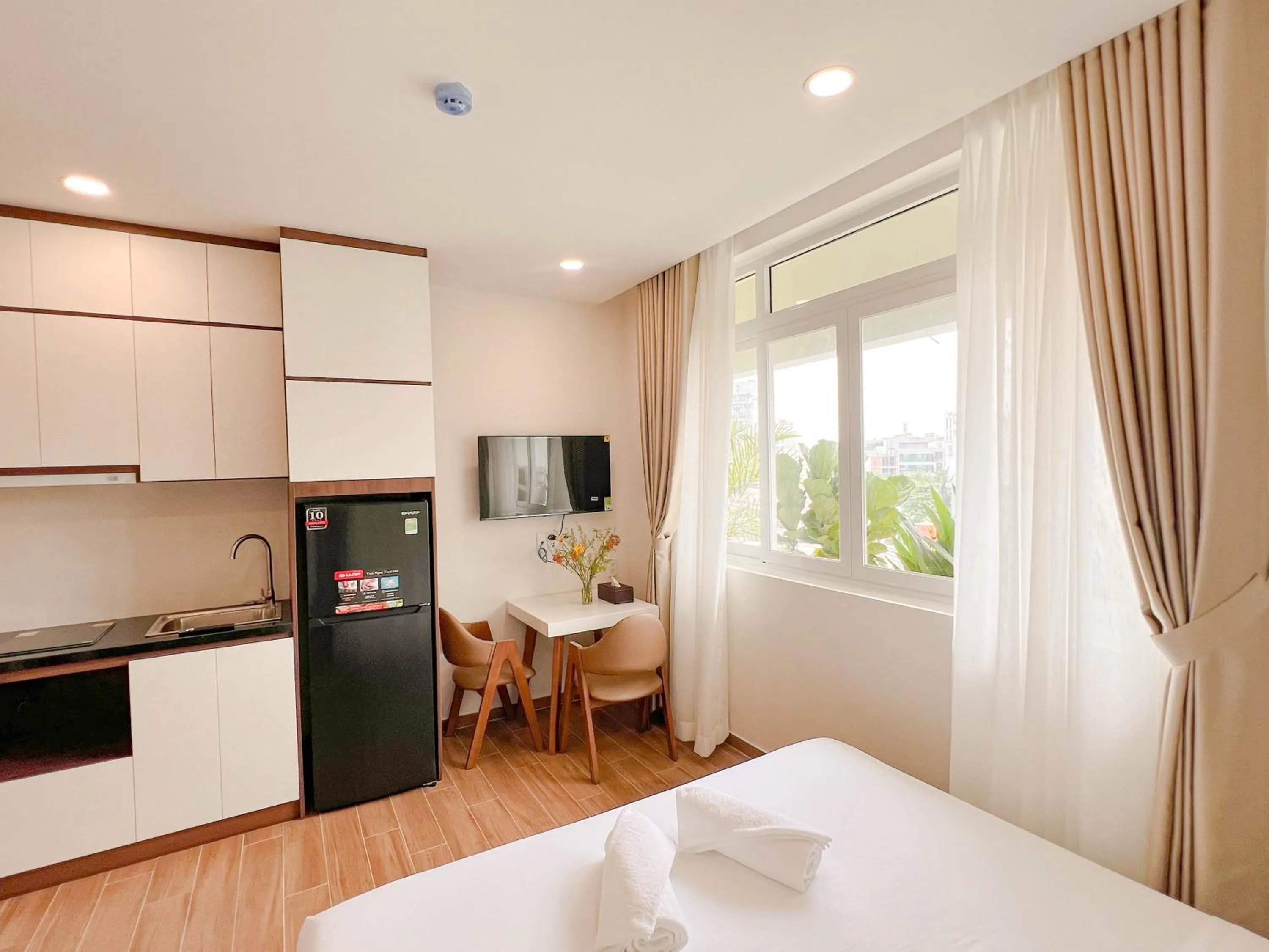 TV and multimedia, Bed in Heyday apartment