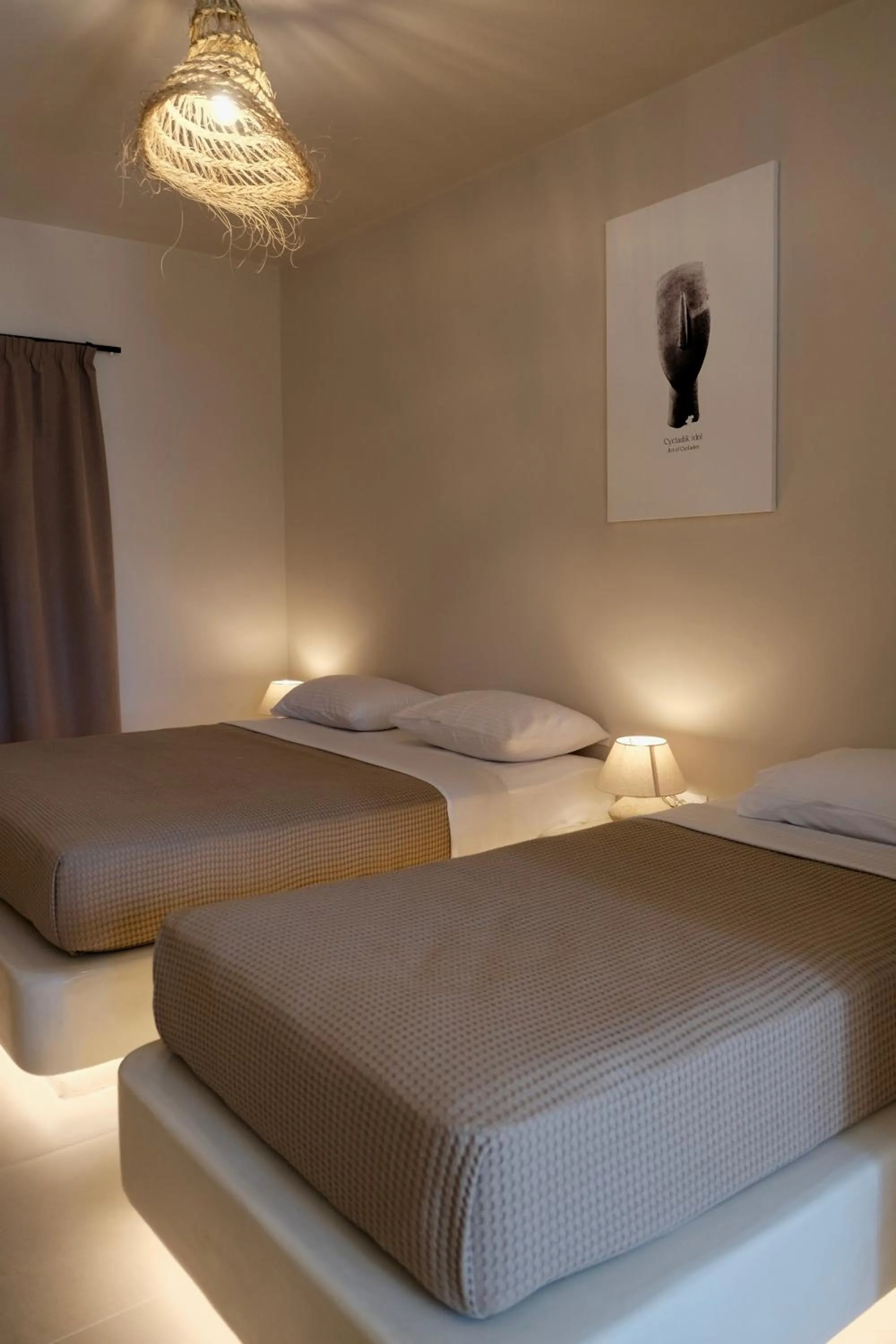 Bed in Cycladic Charm