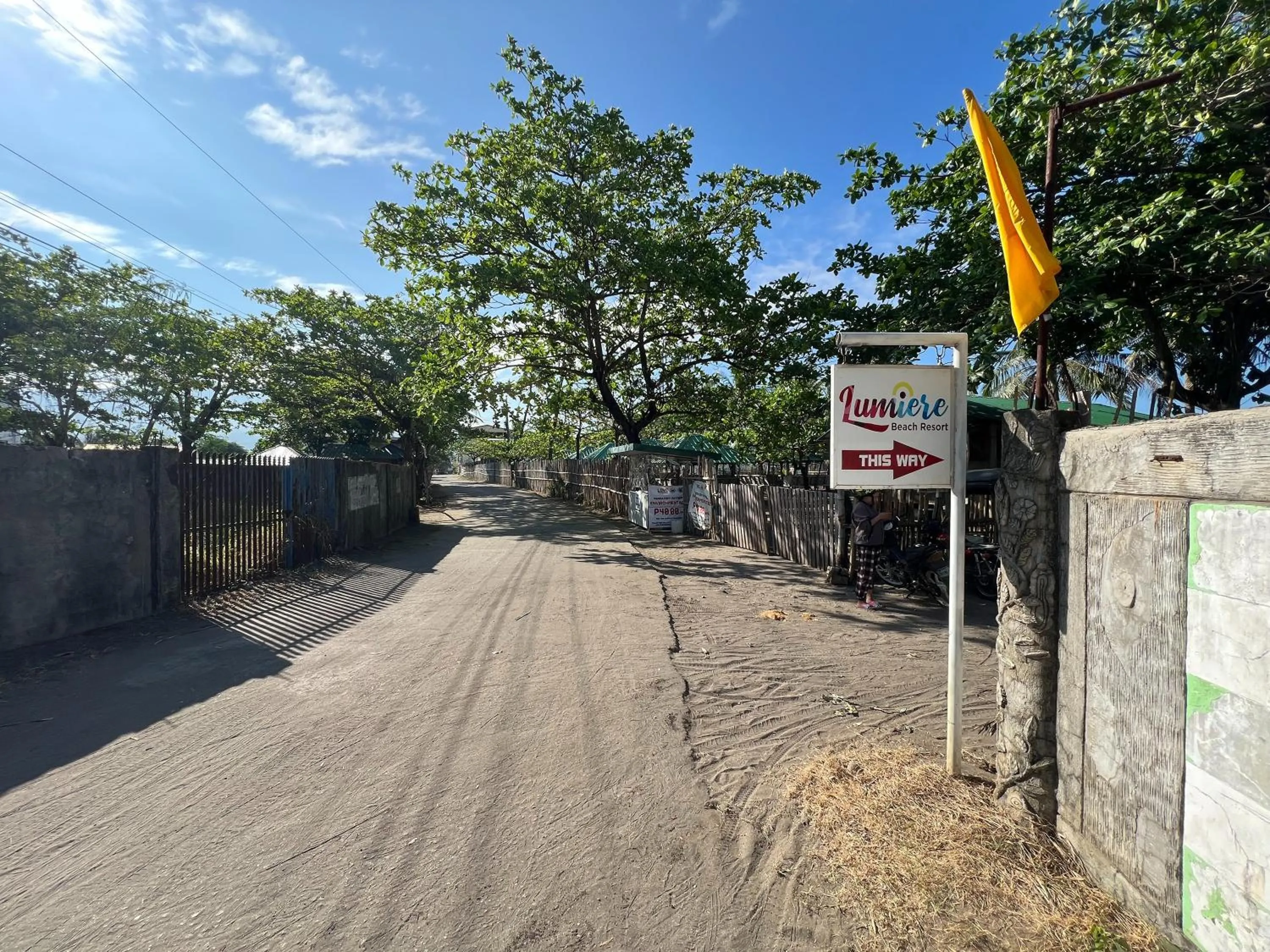 Street view in Lumiere Beachfront Resort