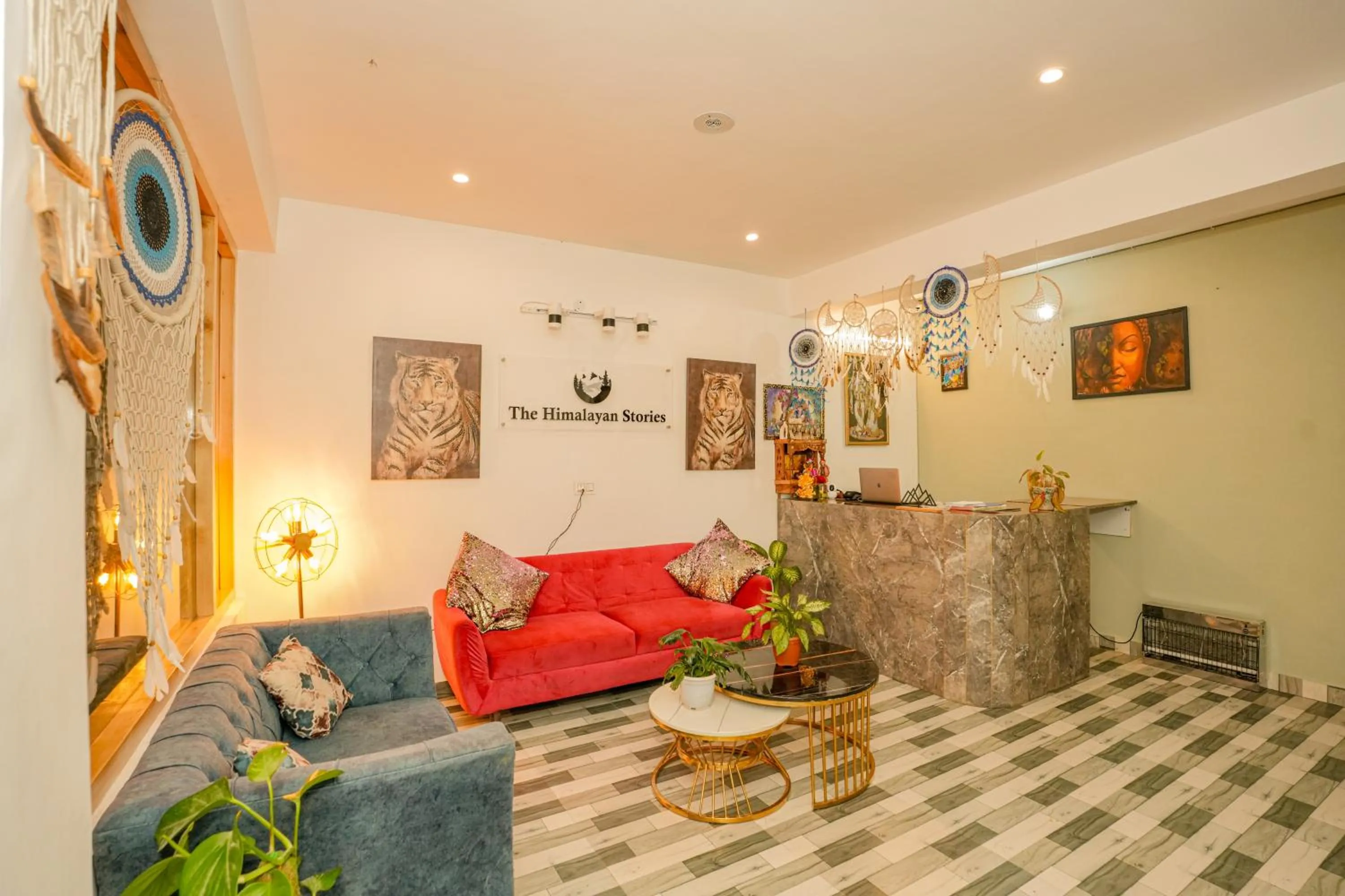 Lobby or reception in The Himalayan Stories - A Riverside Heaven Resort