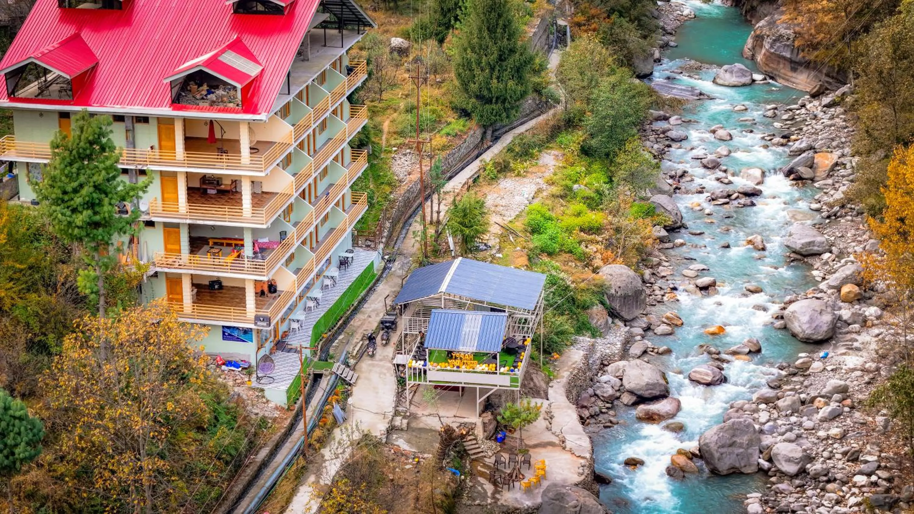 Property building in The Himalayan Stories - A Riverside Heaven Resort