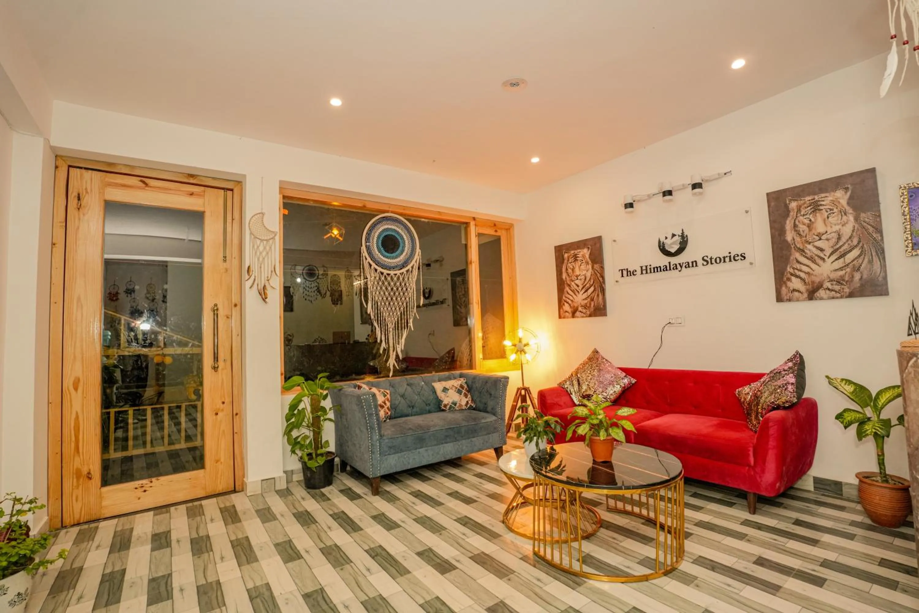 Lobby or reception in The Himalayan Stories - A Riverside Heaven Resort