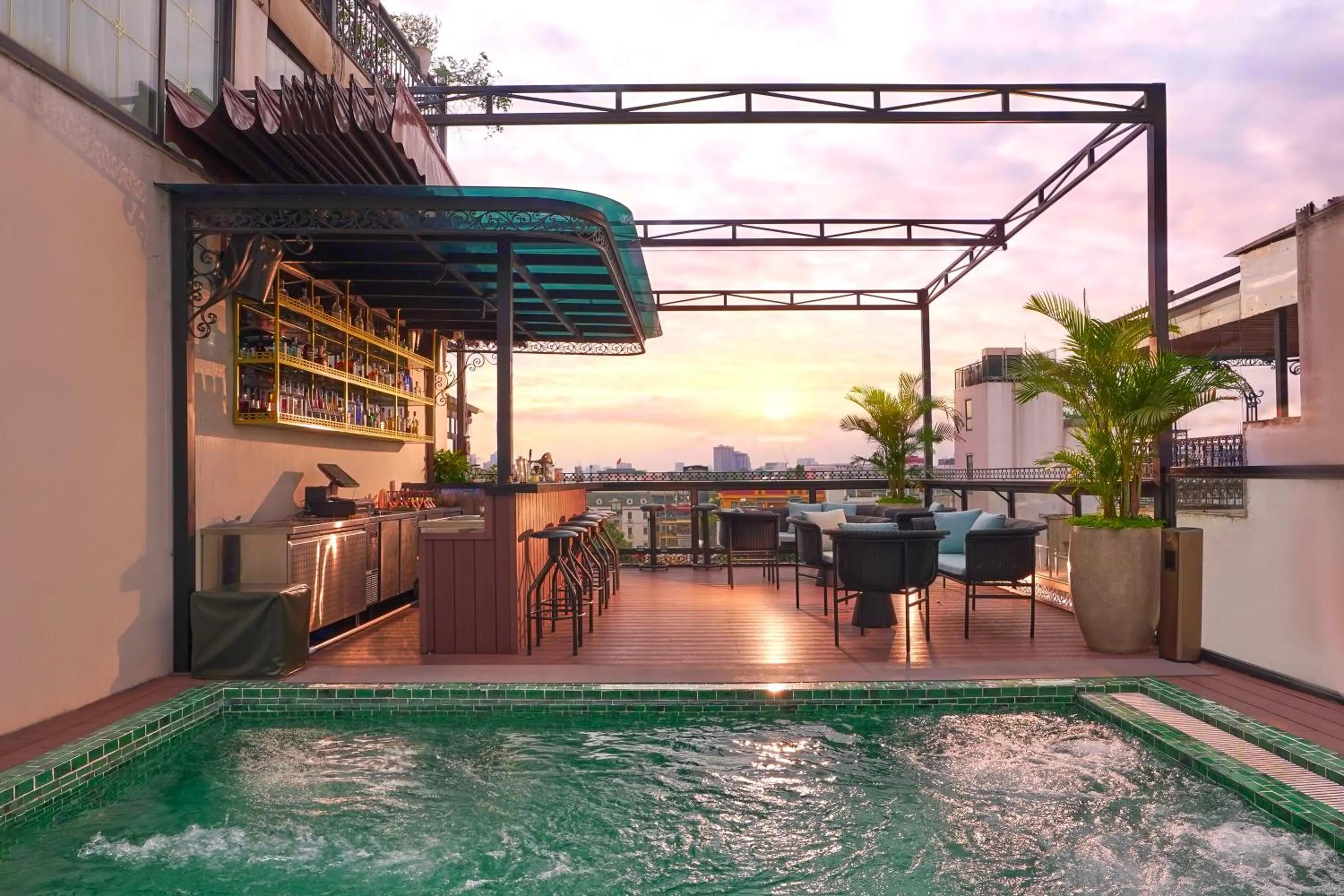 Sunset in Solaria Tesori Hotel