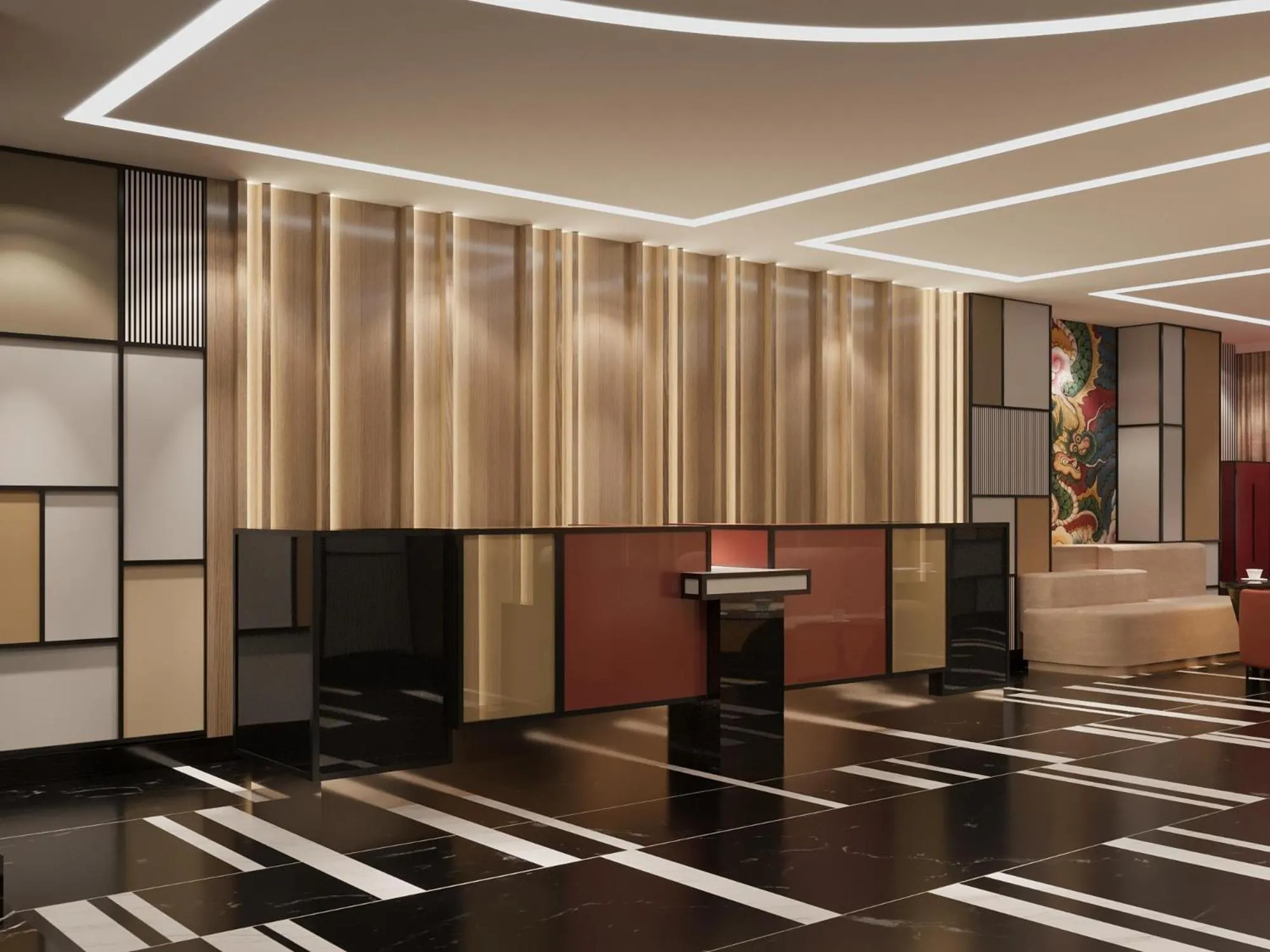 Lobby or reception in Solaria Tesori Hotel