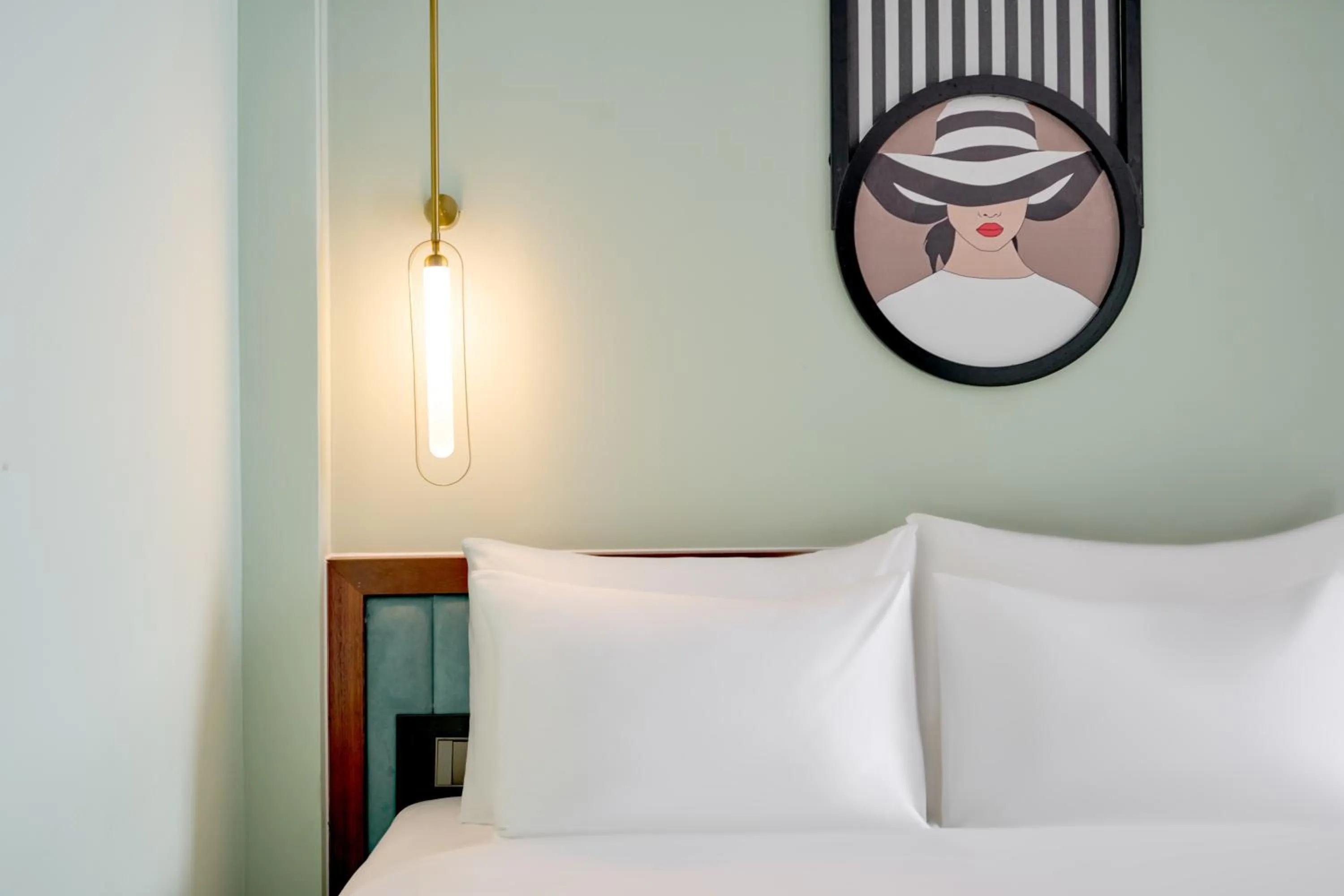 Bed in Solaria Tesori Hotel