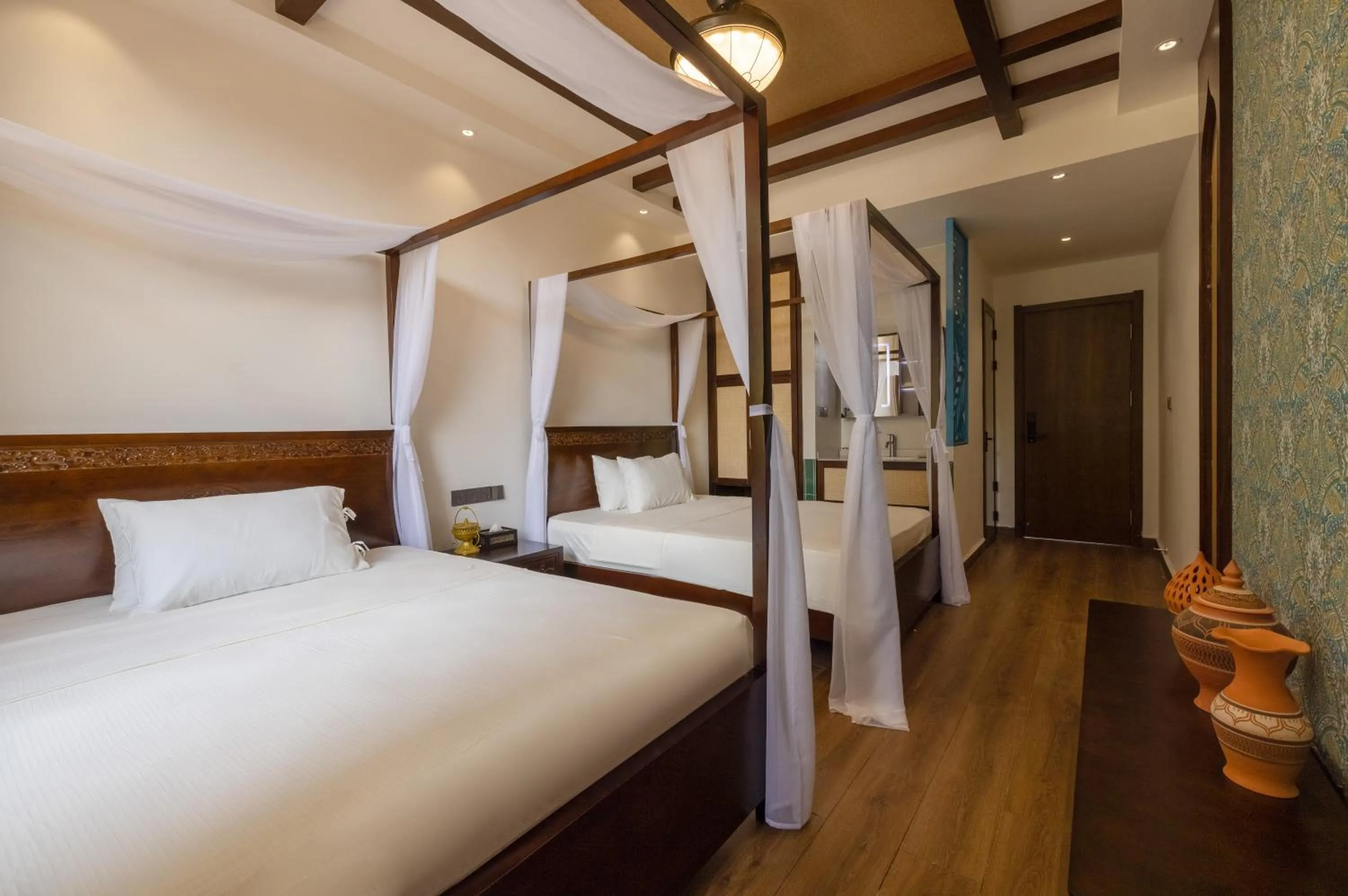Twin Room with Garden View in 22 Garden House