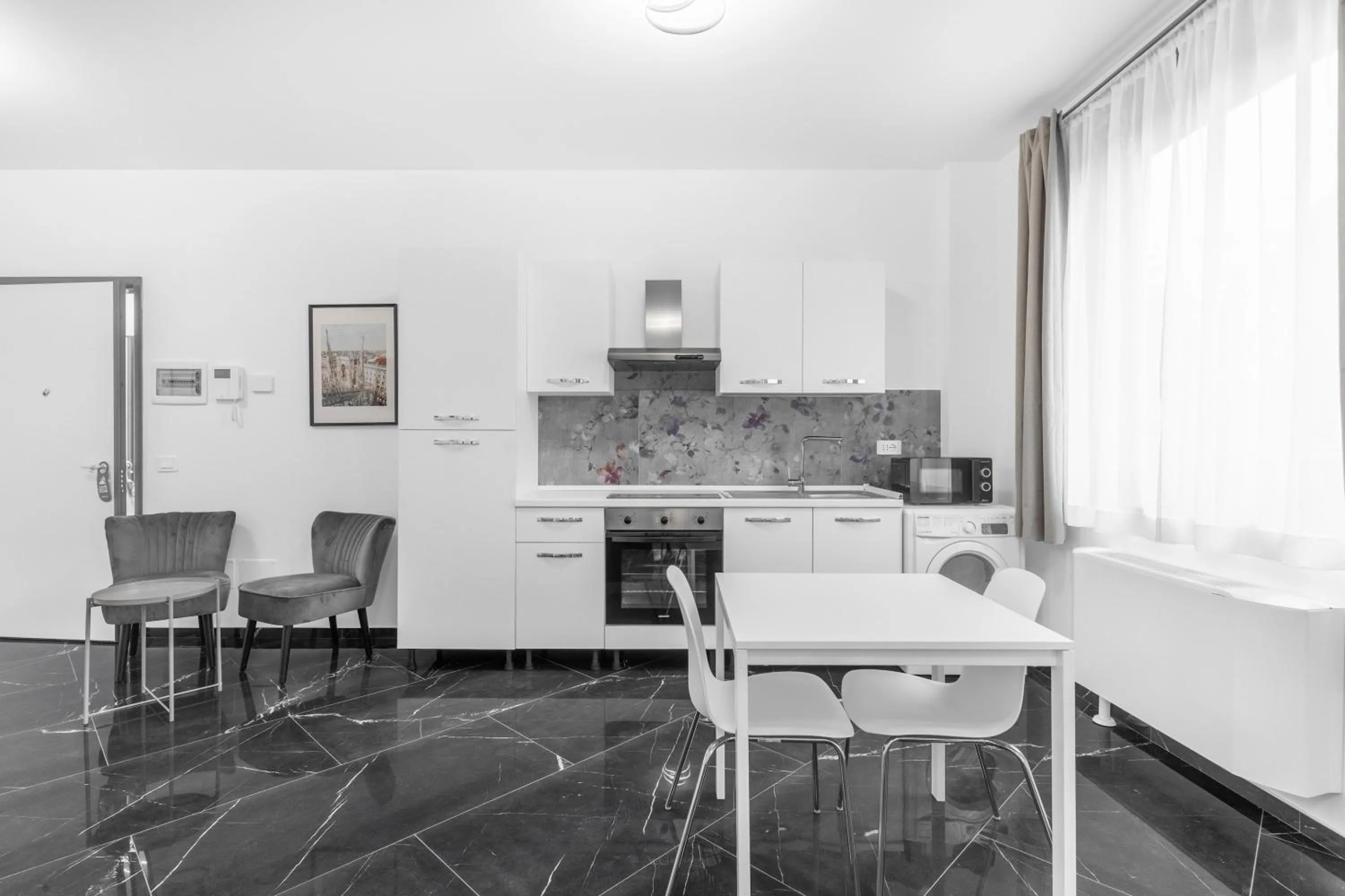 Kitchen or kitchenette in Ponale Suites Foresteria Lombarda