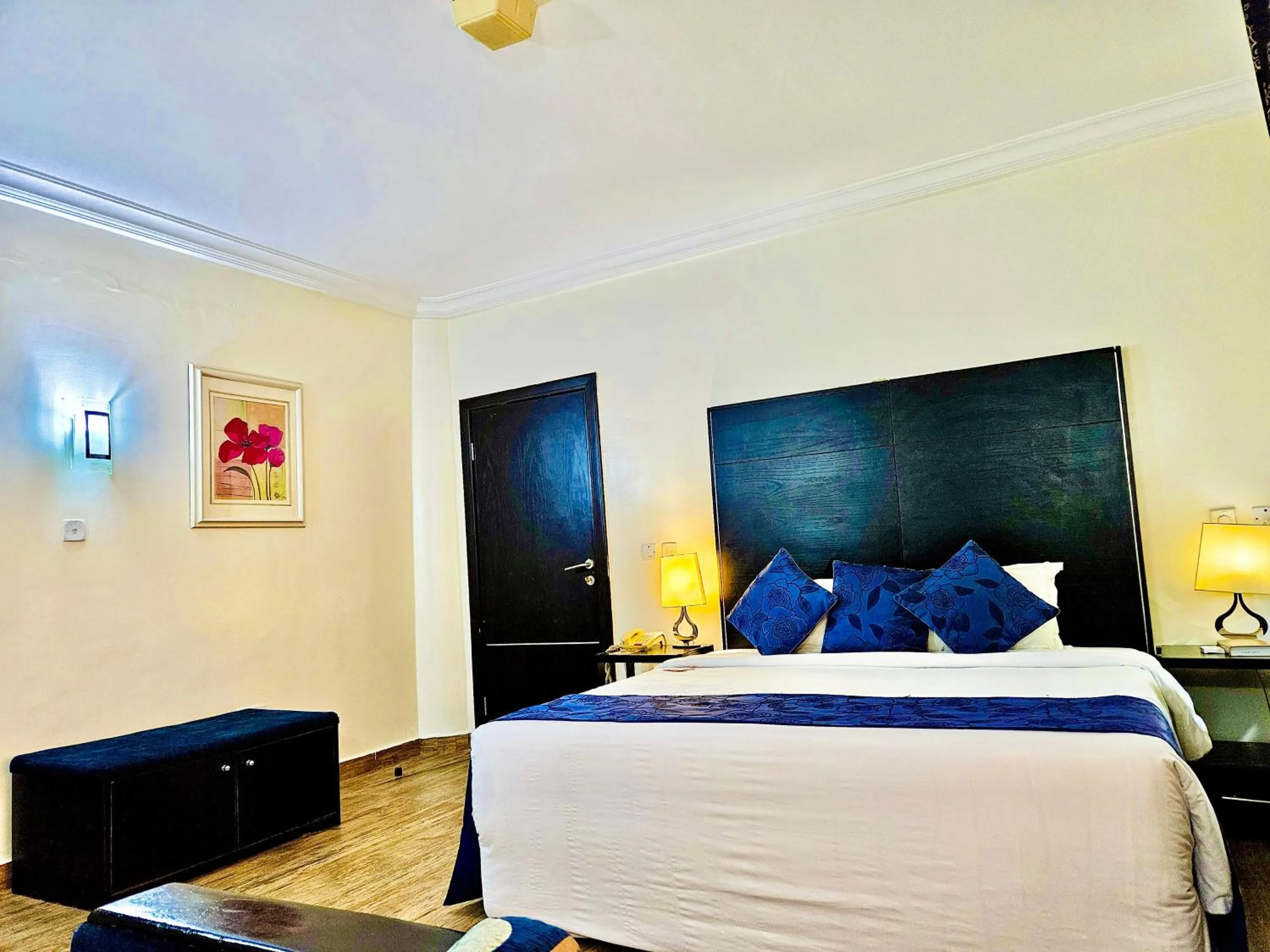 Bed in Reiz Continental Hotel, Abuja