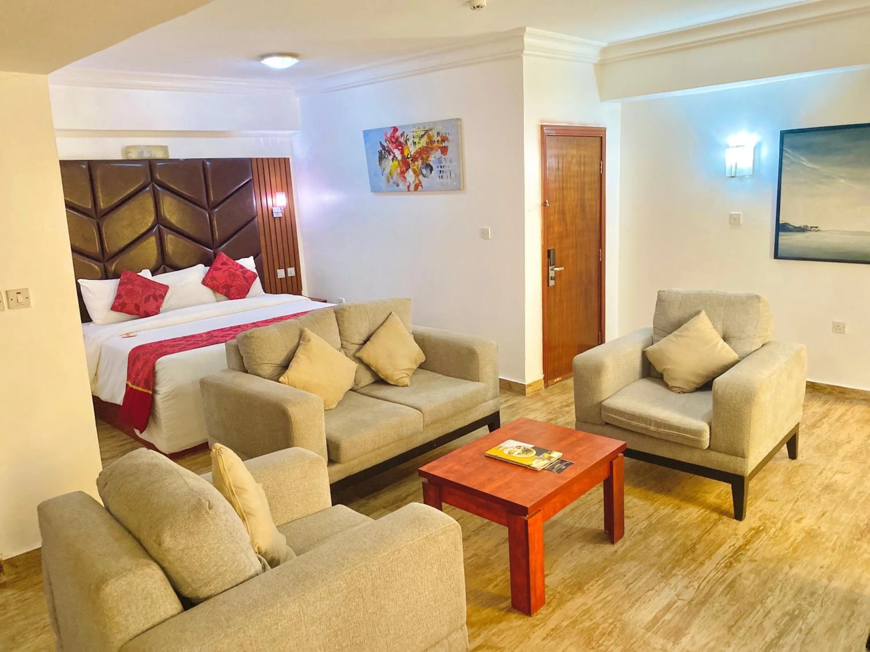 Bed in Reiz Continental Hotel, Abuja