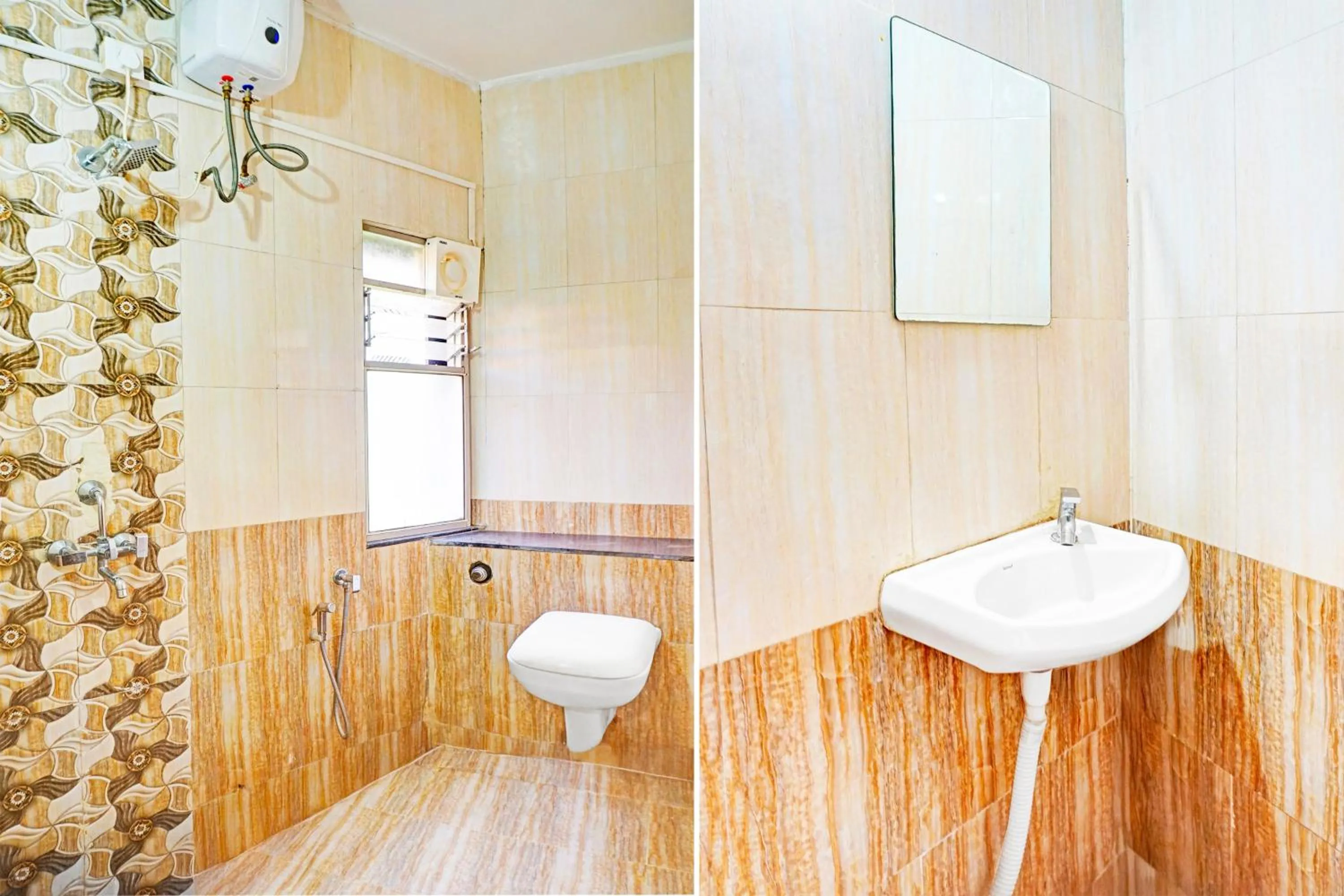 Bathroom in Super Collection O Pune Nagar Road Viman Nagar Formerly Ananta Sagar