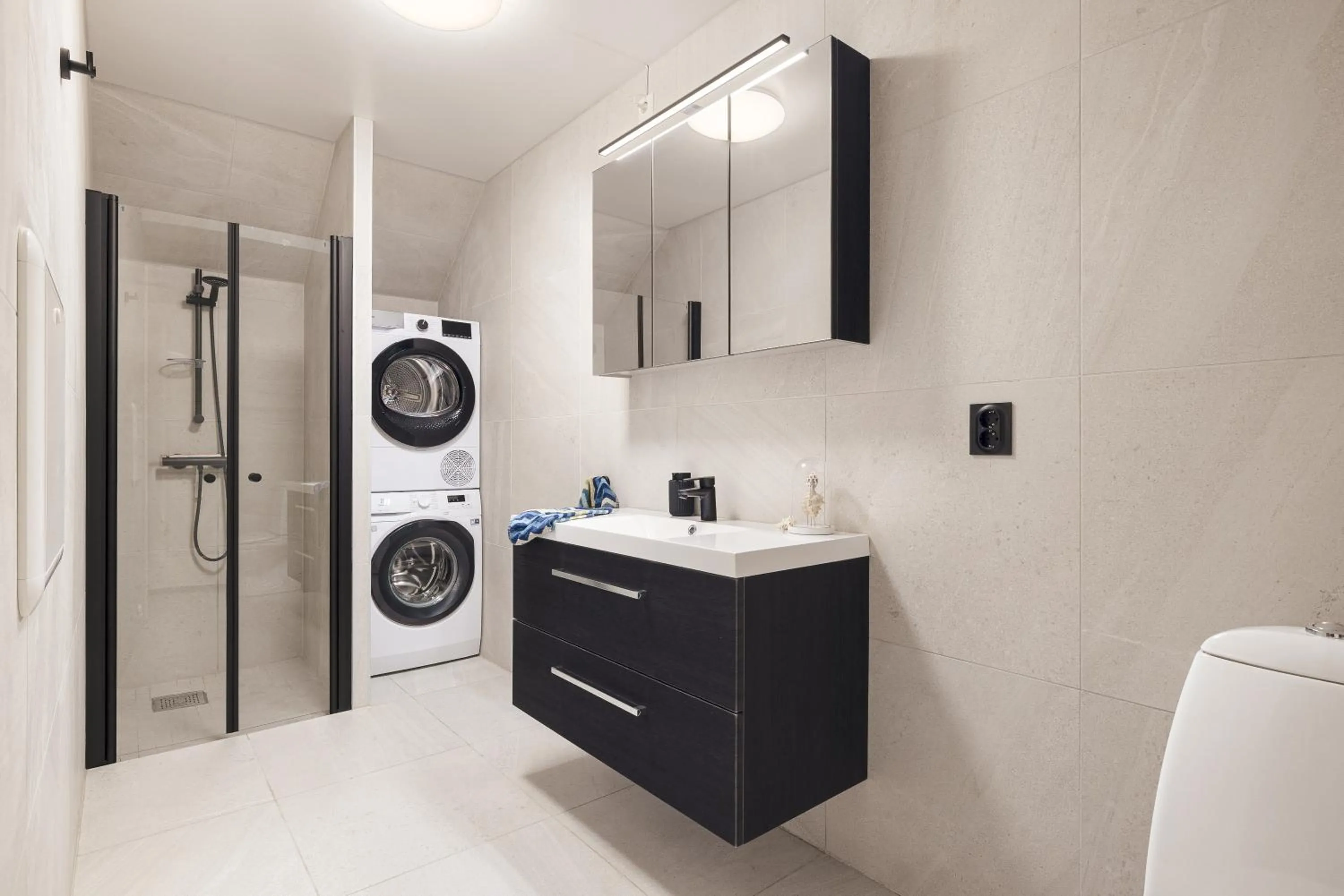 Bathroom in Rosenberg Apartments