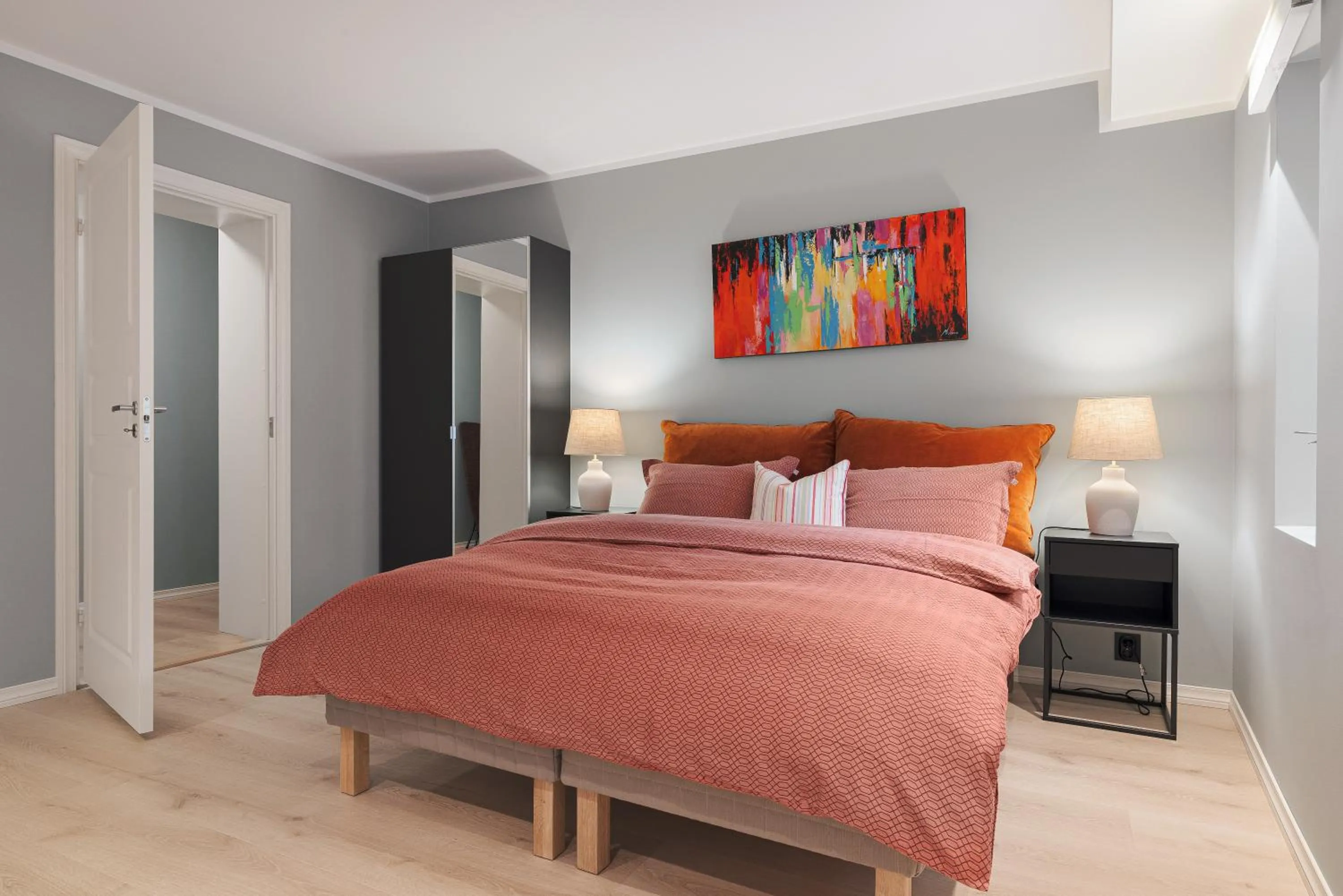 Bed in Rosenberg Apartments