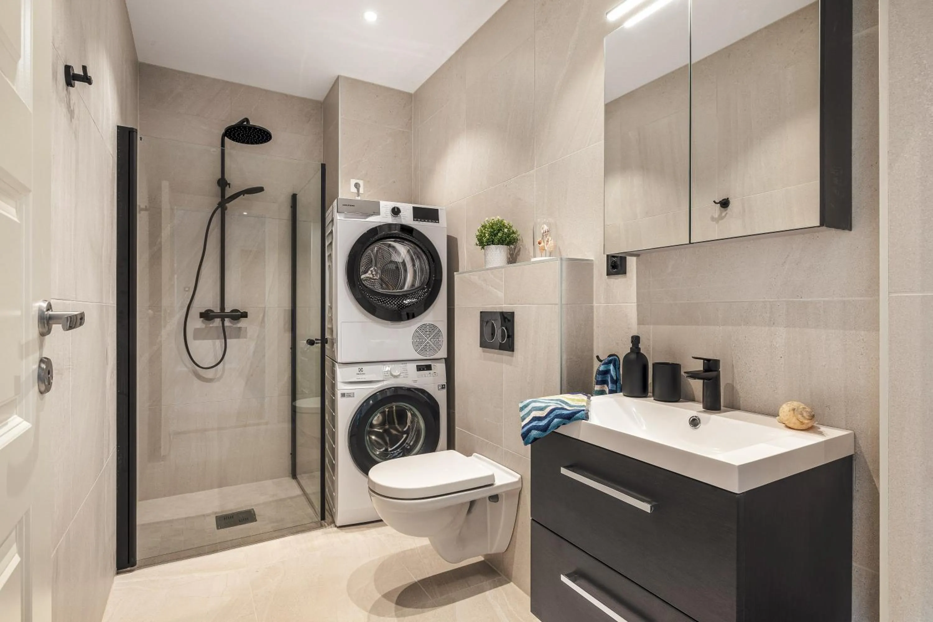 Bathroom in Rosenberg Apartments