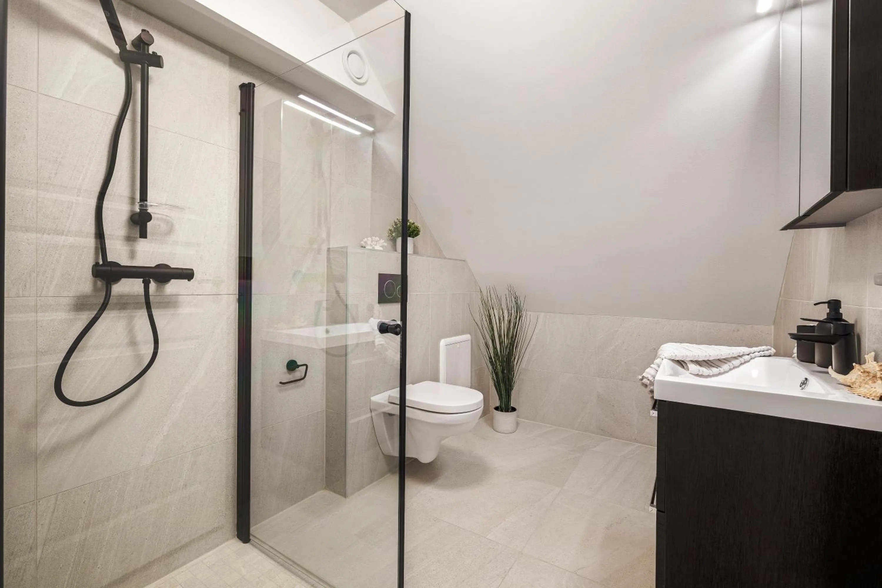 Bathroom in Rosenberg Apartments